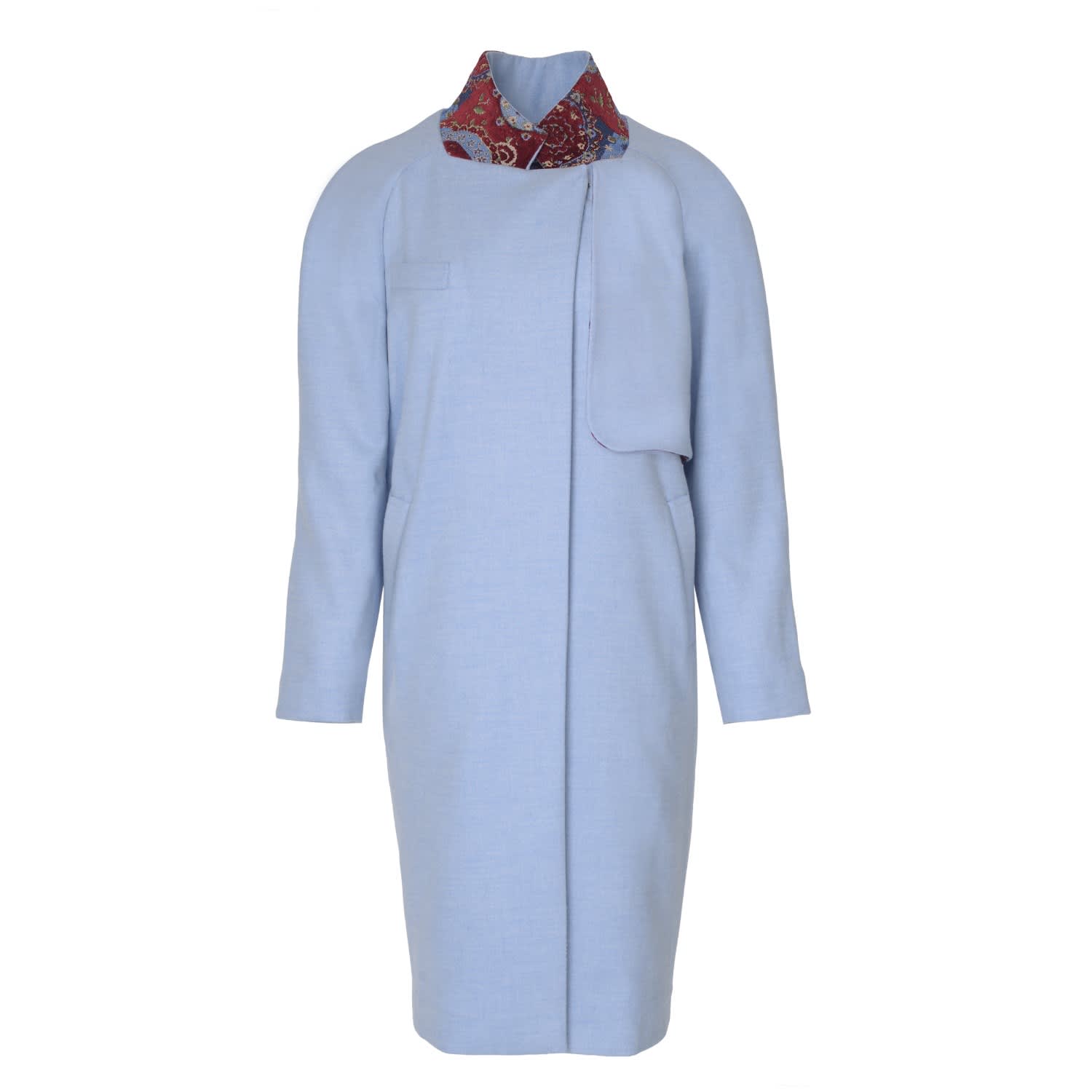 blue baby coat