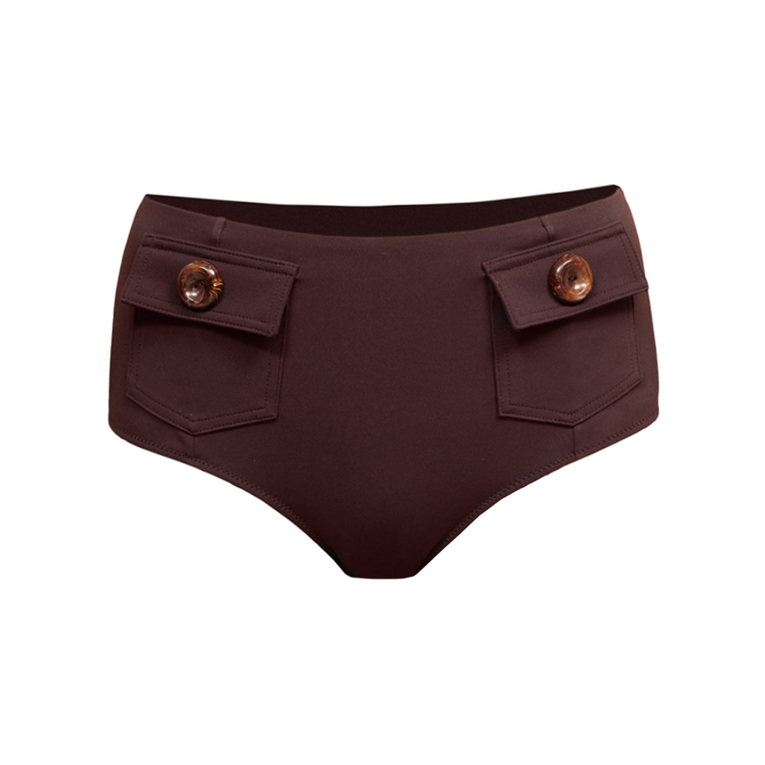 Kikki-g Swimwear Women's Brown Valentina Brief In Brown