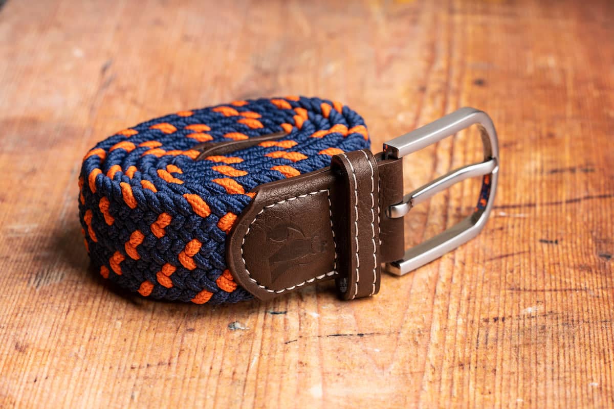 WOVEN - Braided belt - space blue