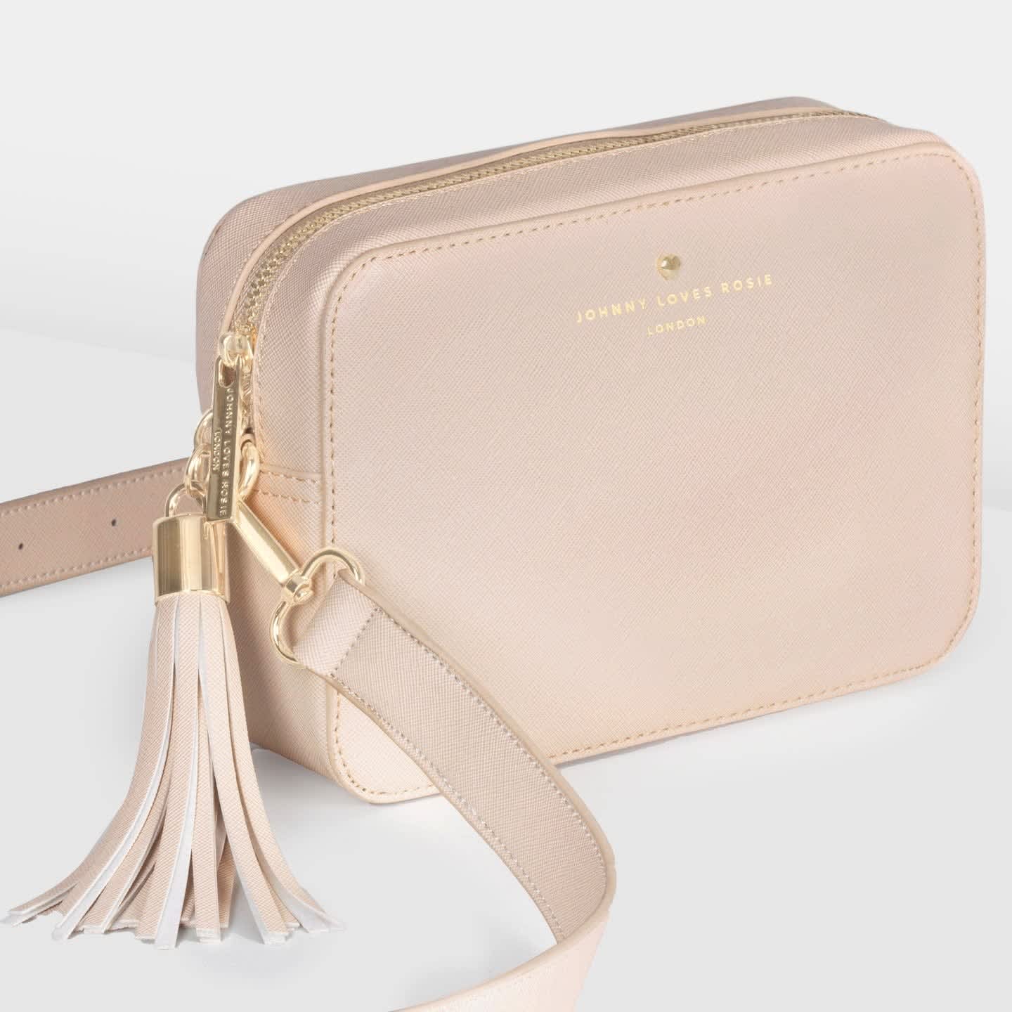 Kingston Drive Arla Leather Cross-body Bag In Light Pink