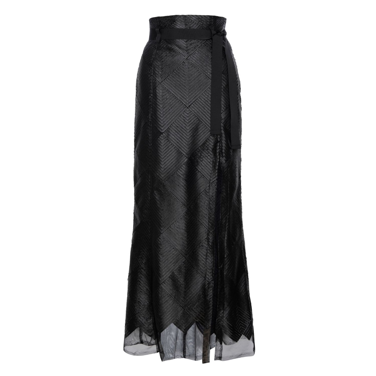 Lahive Women's Black Peyton Leather Like Skirt In Black