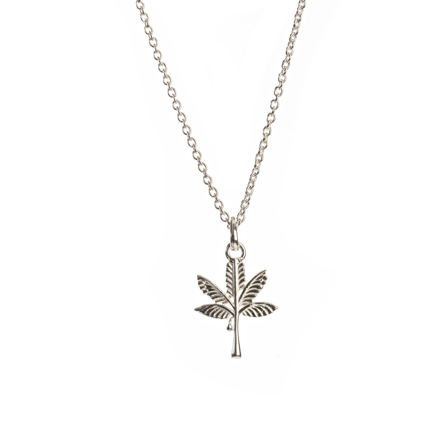 Women’s Goan Banana Tree Charm Necklace - Sterling Silver Rize