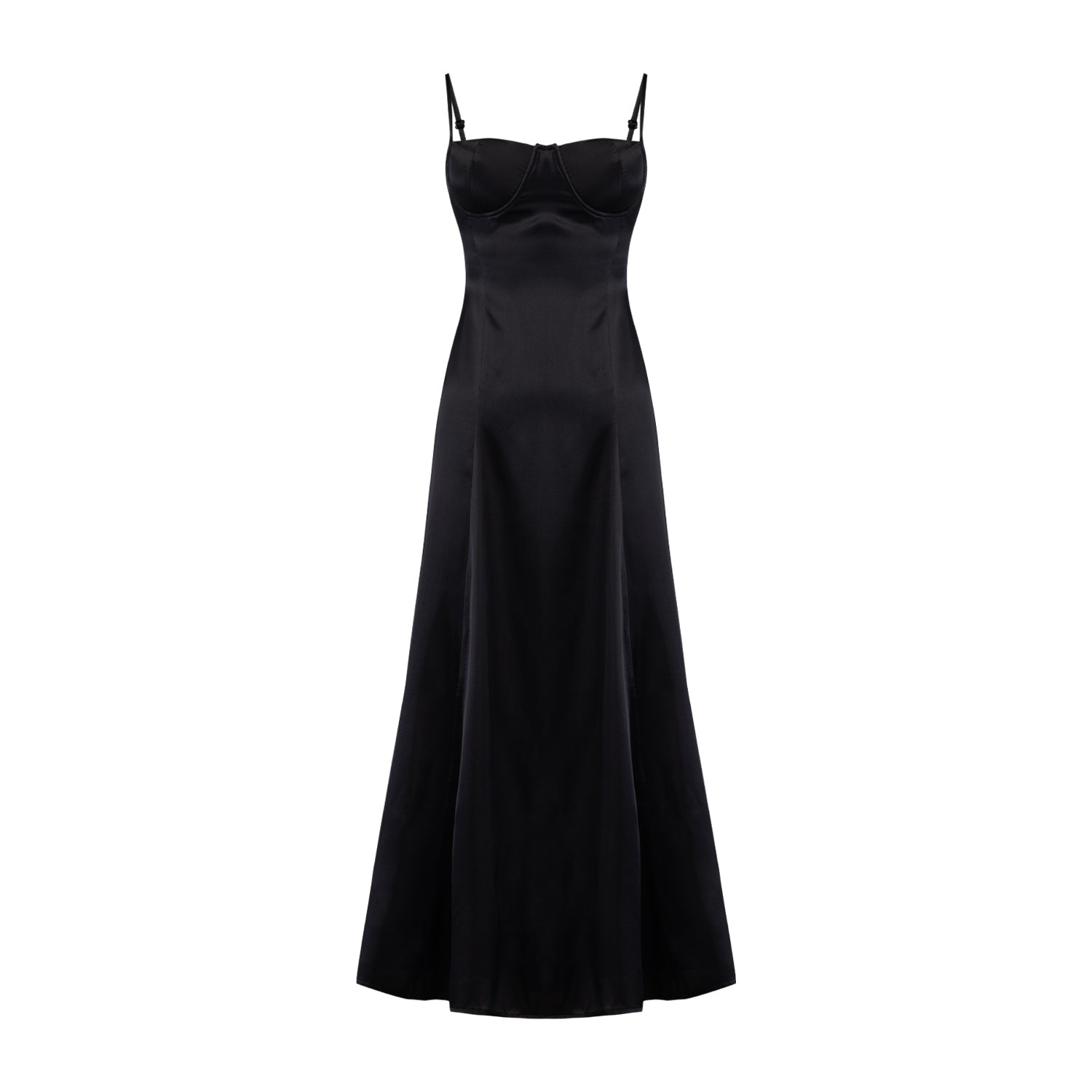 Pcfg Women's Your Itch Silk Dress - Jet Black In Black