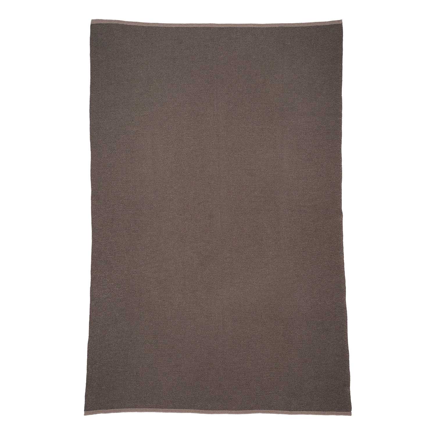 In2green Merino Wool Sustainable Knit Solid Textured Throw Blanket - Wool Cardigan - Neutrals