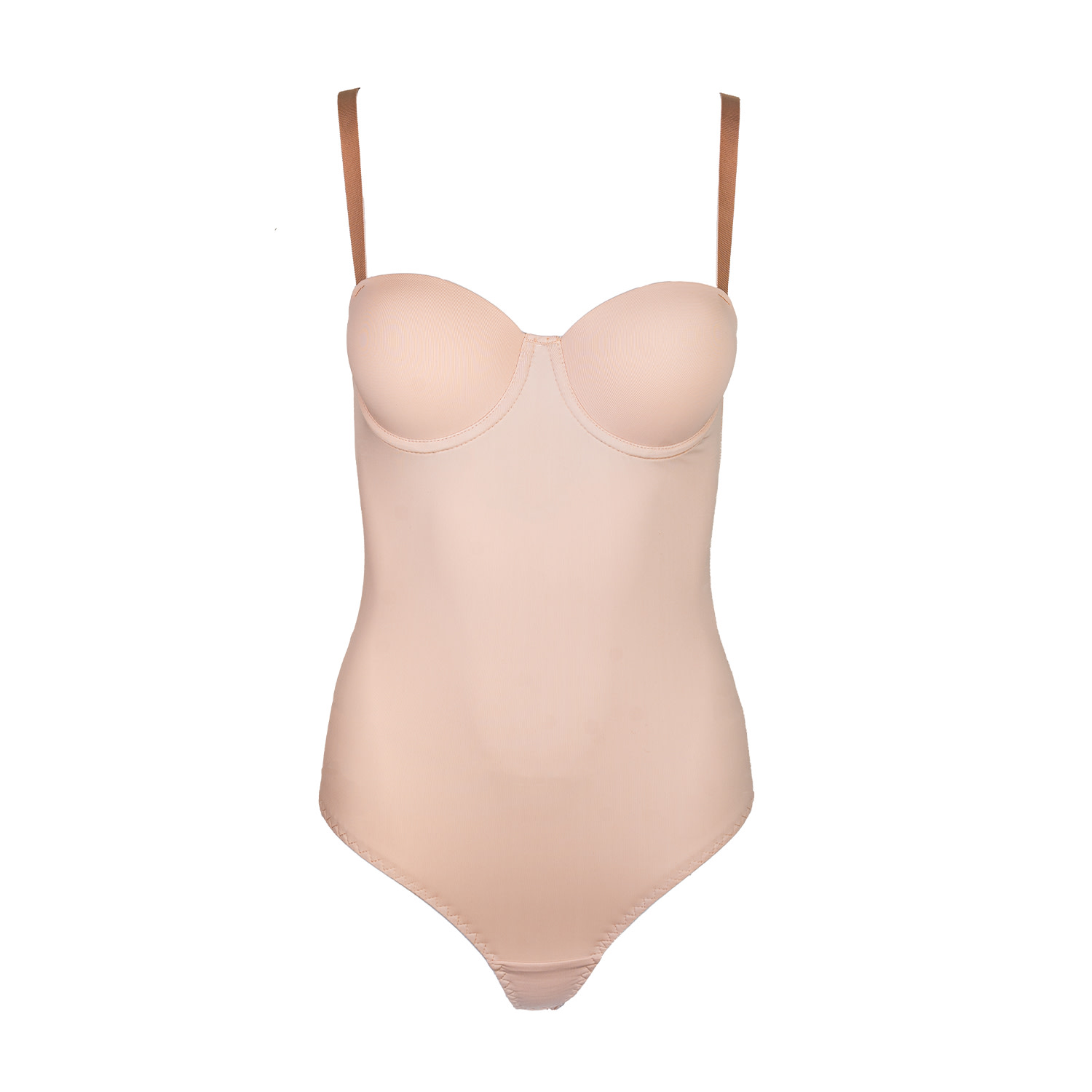 Darily Underwear Women's Rose Gold Bodysuit Classic Silver Peony In Rose Gold