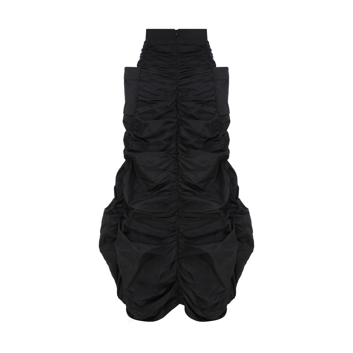 Zan Studio Women's Black Fully Gathered Skirt In Black
