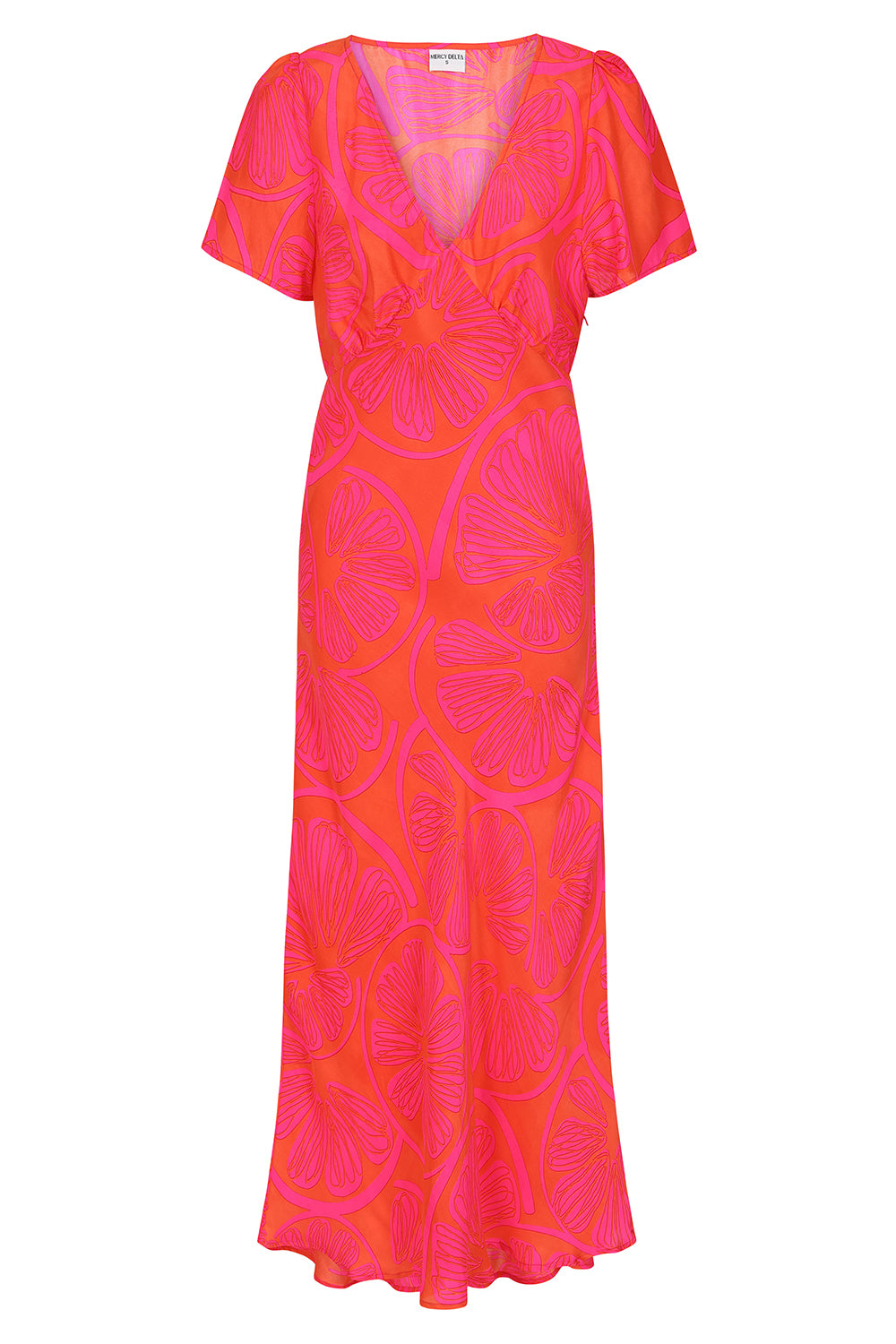 Women's Yellow Stewart Limoncello Pompelmo Dress | Extra Small | Mercy Delta
