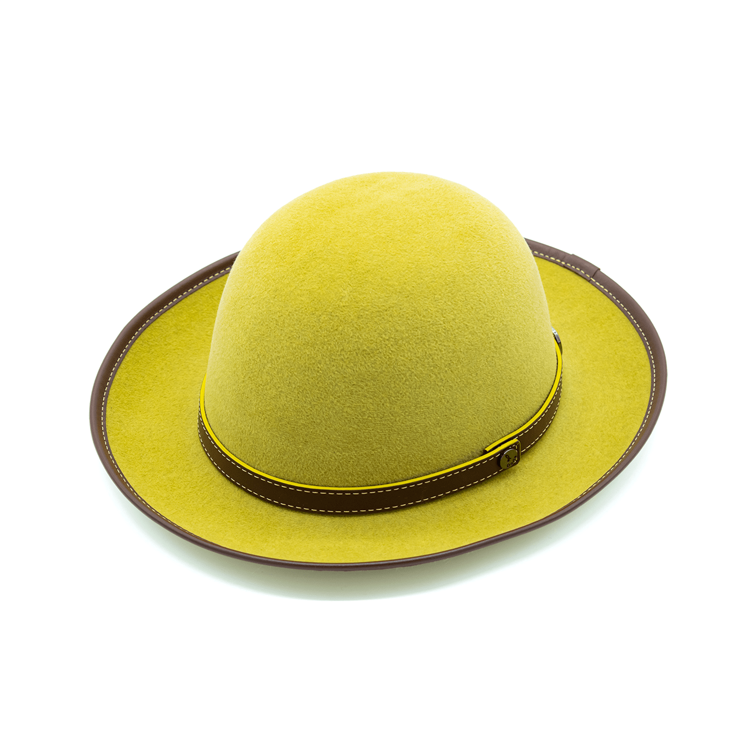 Men's Yellow Lapin Felt Rolling Hat | Doria 1905