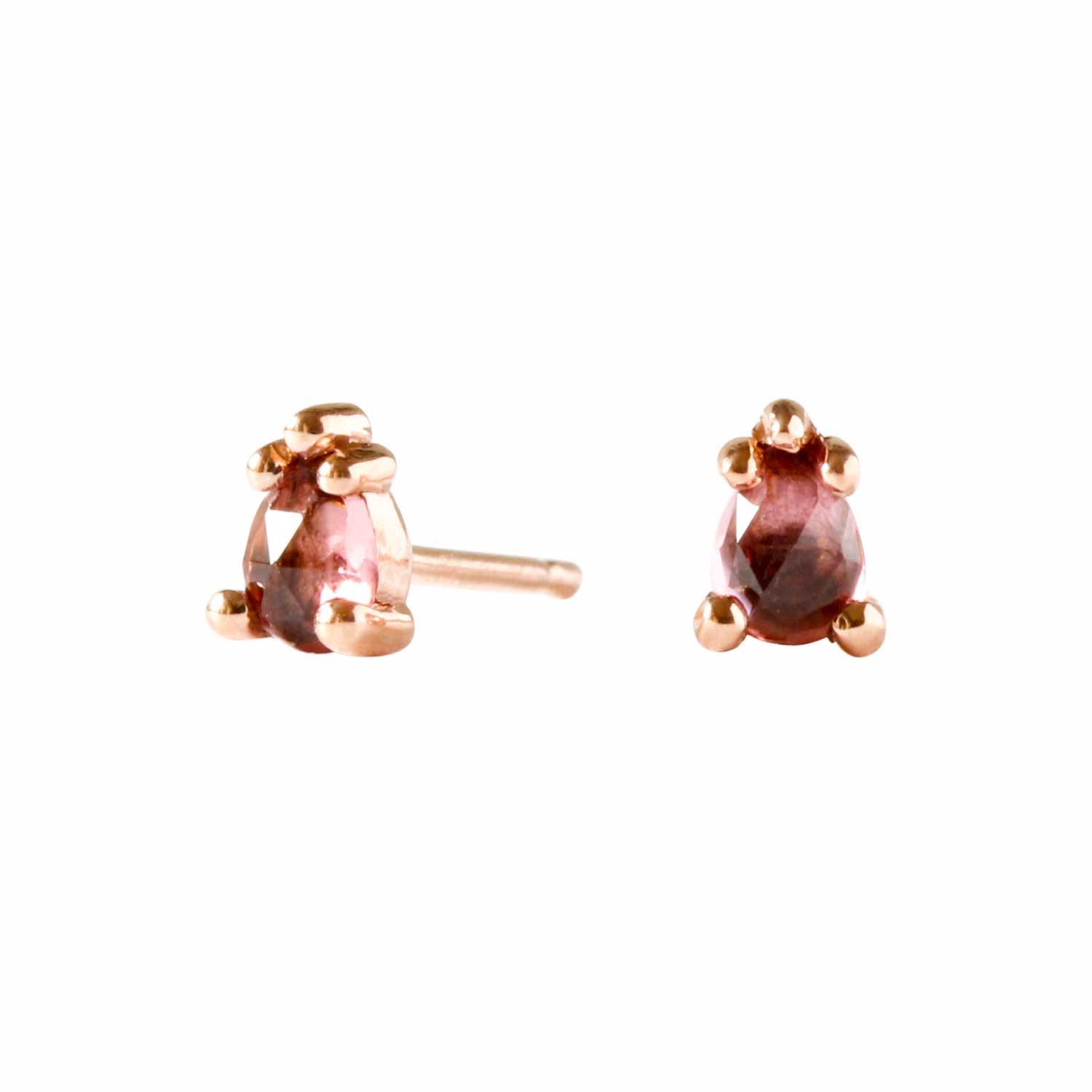 Women’s Pink Tourmaline Earrings - Rose Gold Lee Renee