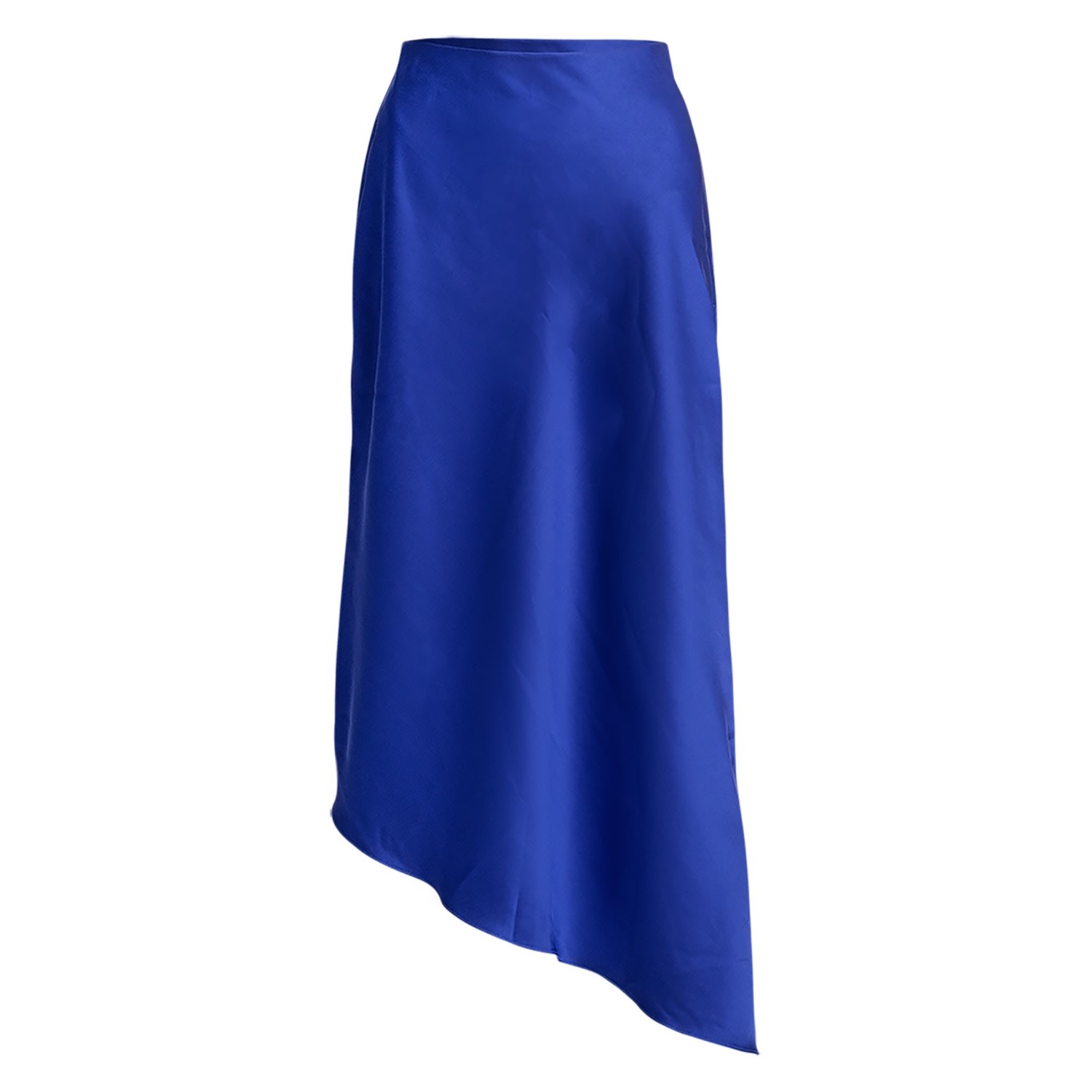 Alanakayart Women's Asymmetrical Skirt - Blue In Blue