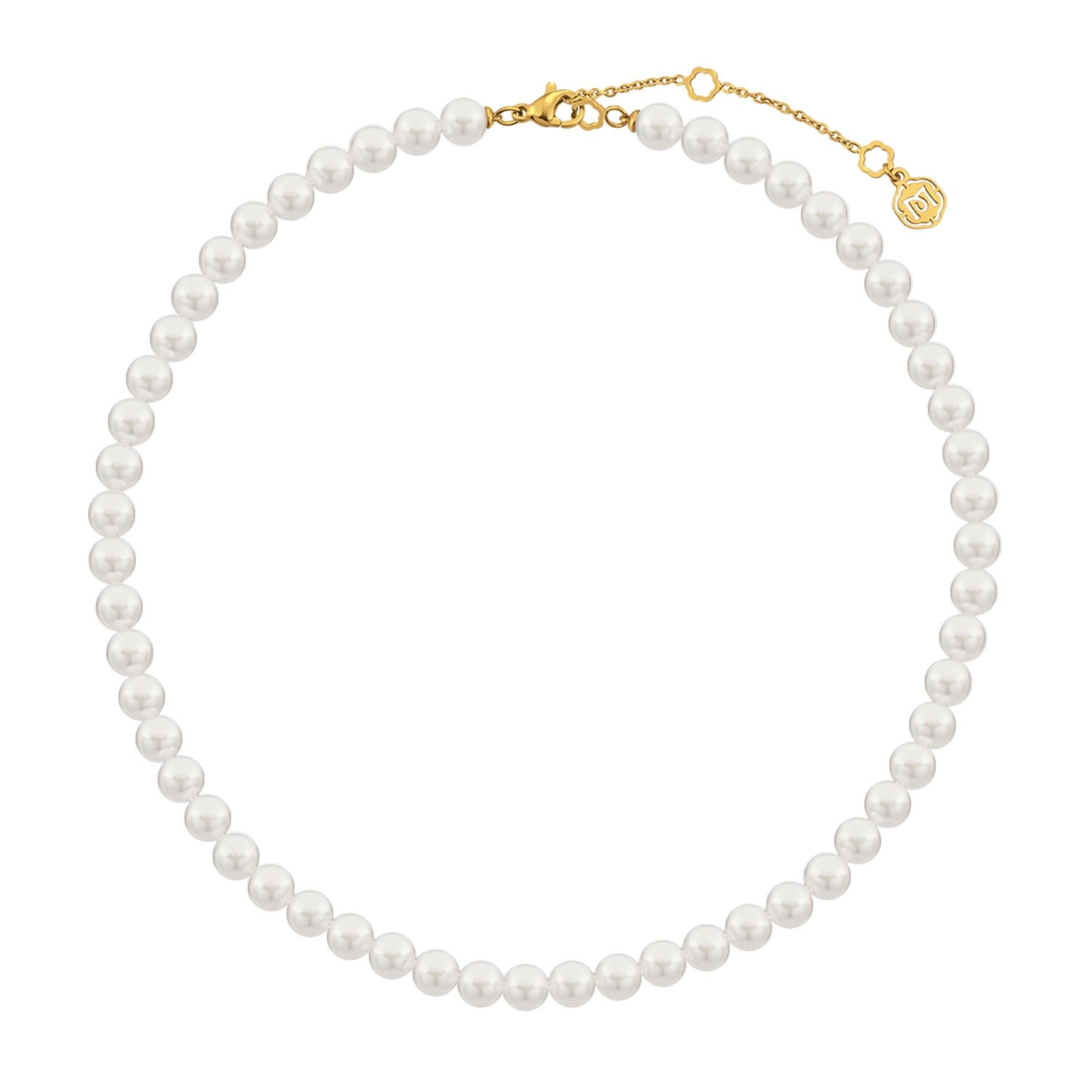 Women’s Timeless Only Me String Beaded Pearl Necklace - Gold, 6Mm Me30