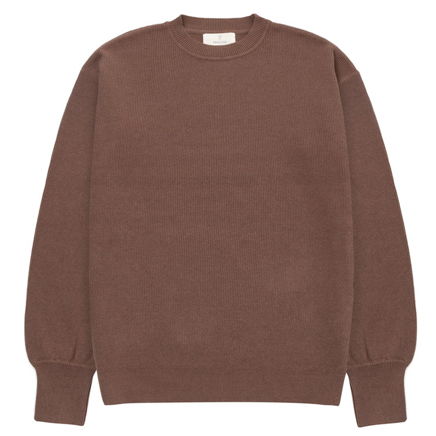Peraluna Women's Annette O-neck Pullover In Milky Brown In Brown