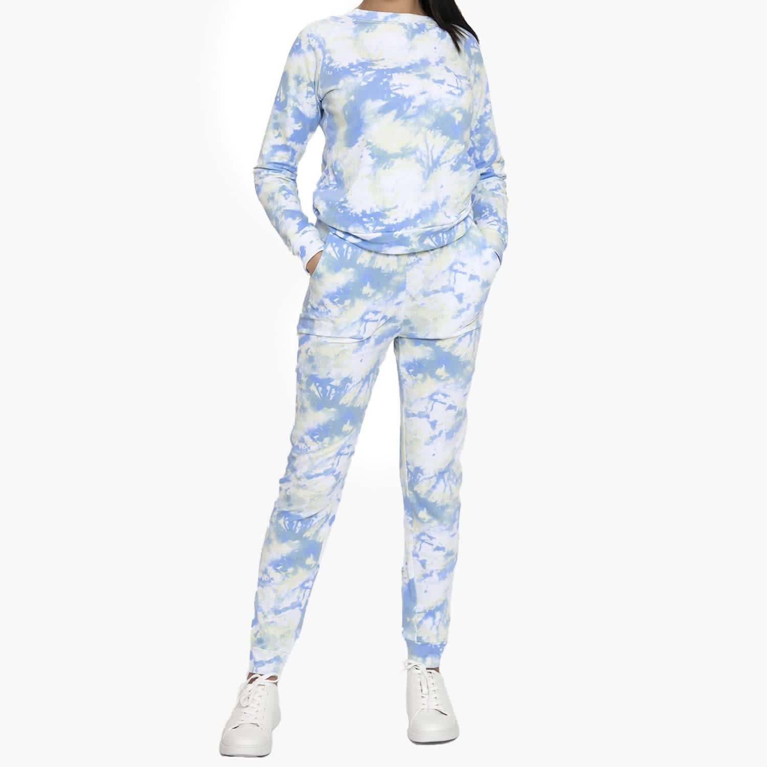 Cloud Tie-Dye Terry Sweat Suit | NARCES | Wolf & Badger