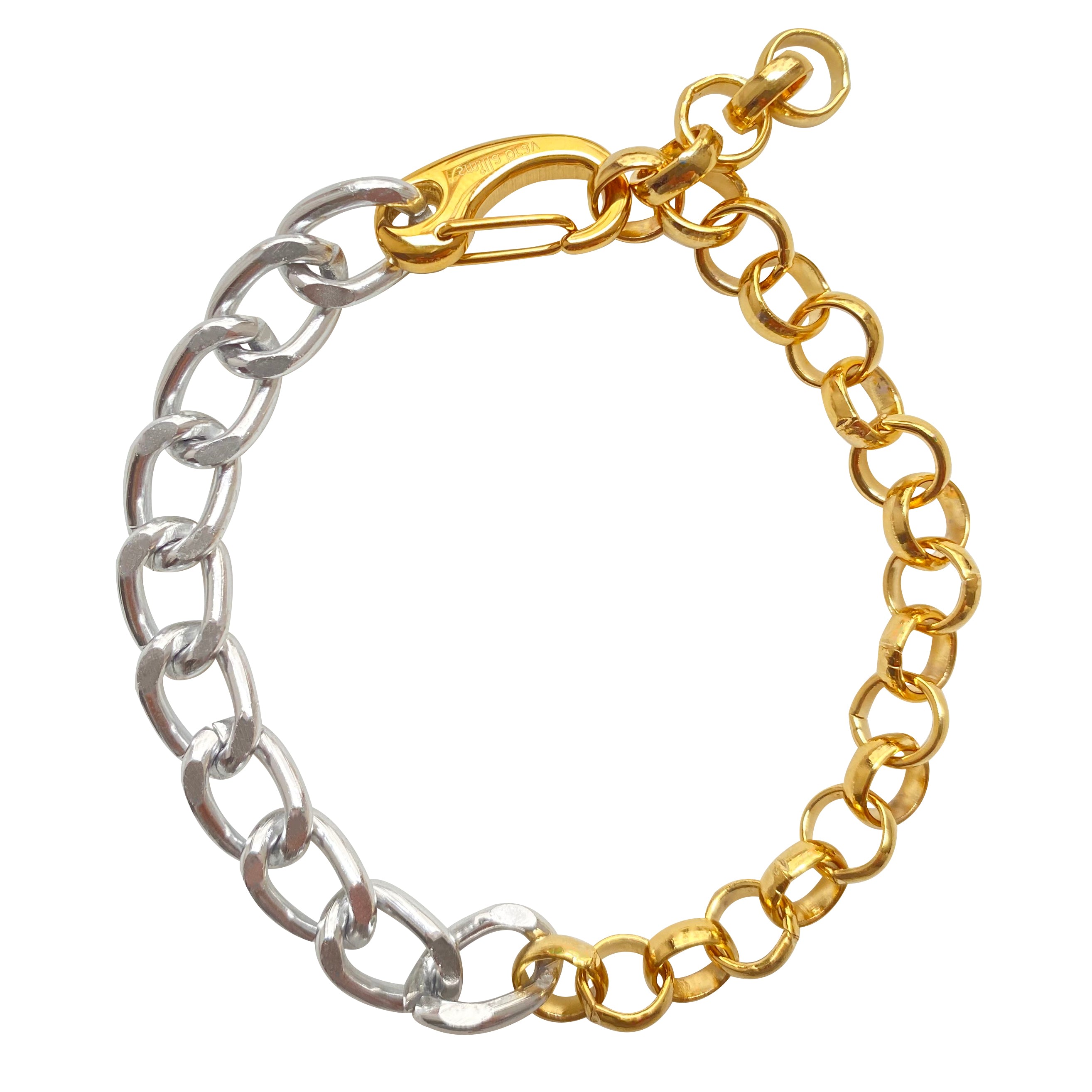 Women’s Gold / Silver Chain Bracelet Anne Smilla Brav