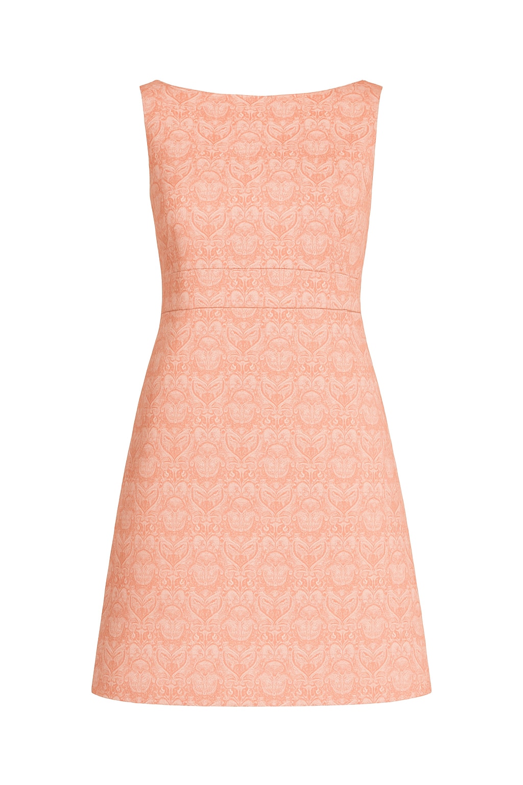 Conquista Women's Rose Gold Print Sleeveless A Line Shift Dress By  Fashion