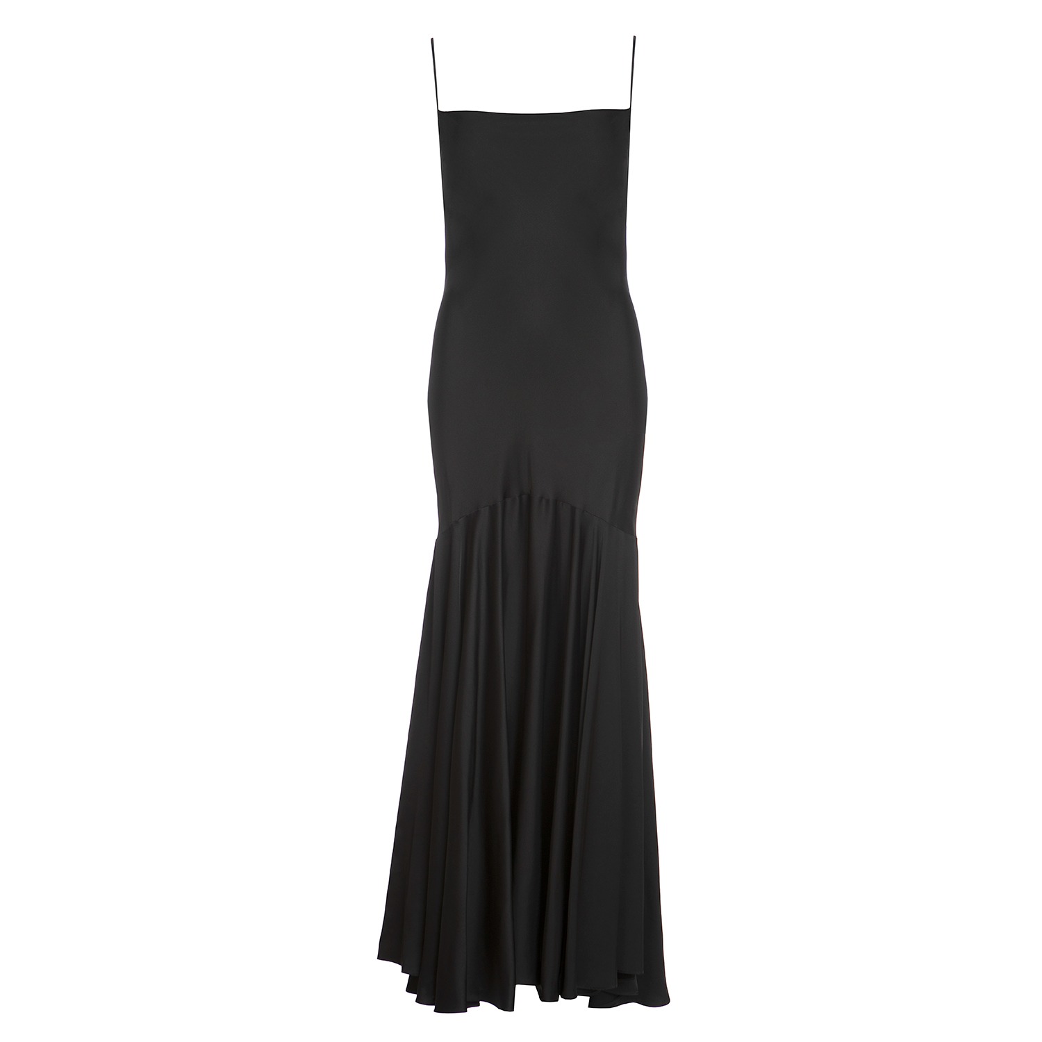 Linear crepe pleat strapless dress cheap