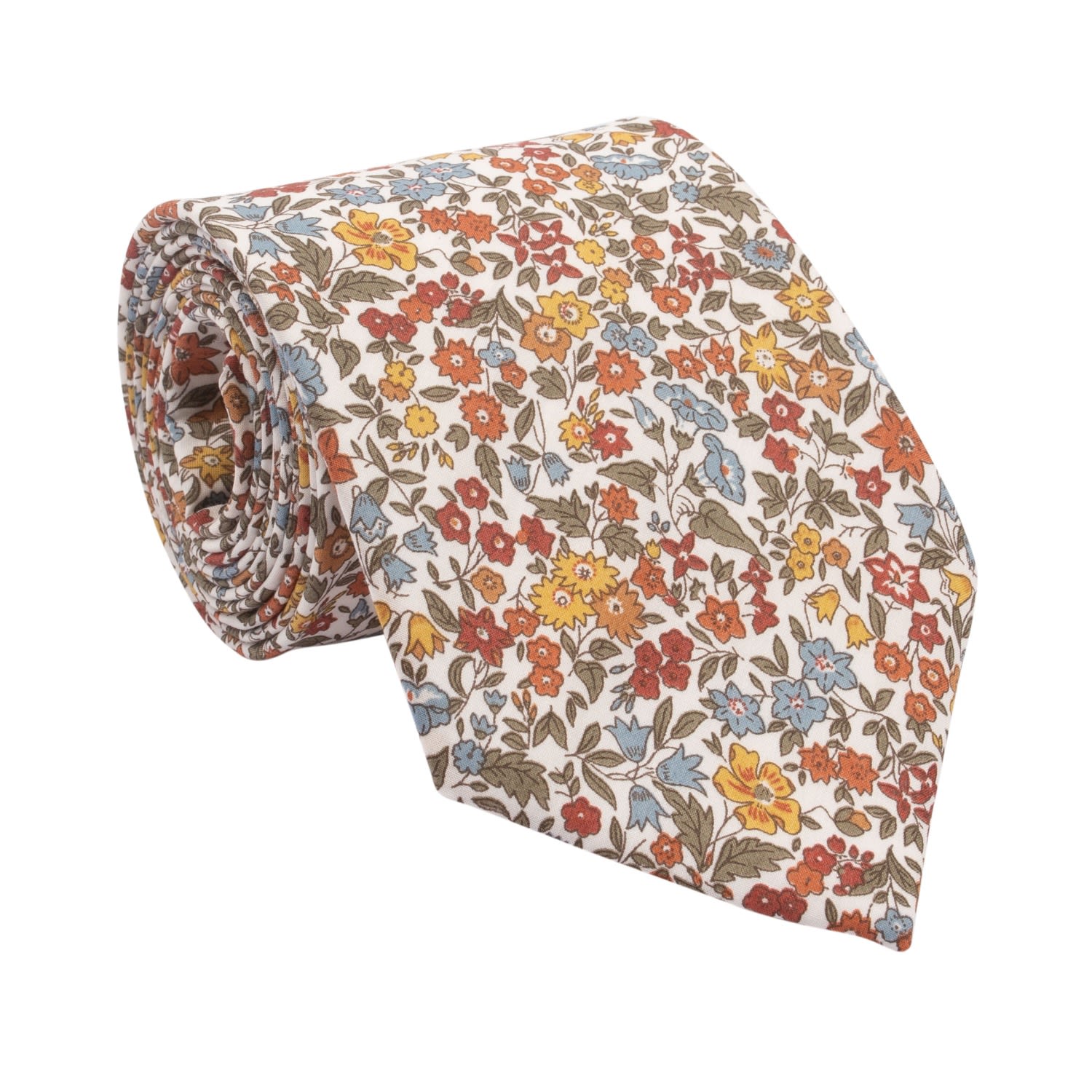 Men’s Yellow / Orange Safran Liberty Ava Classic Tie Le Colonel