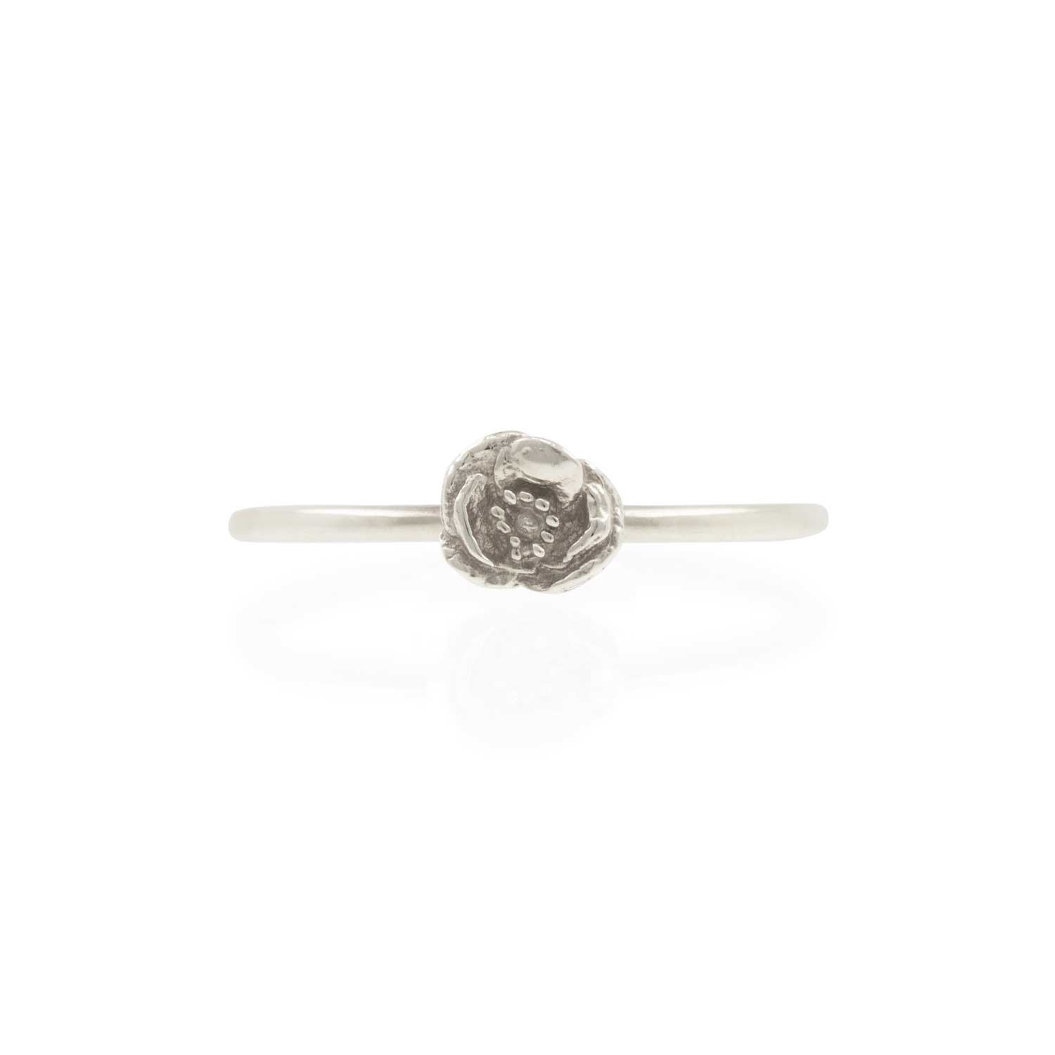 Women’s Poppy Stacking Ring - Silver Lee Renee