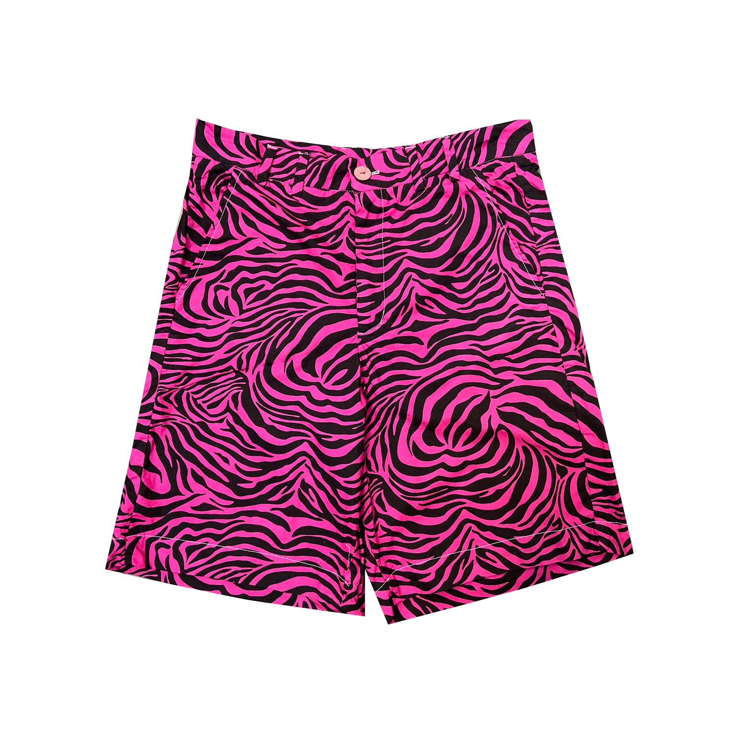 Pink Zebra Short by Quillattire
