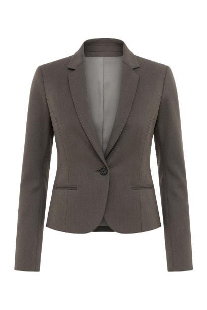 Conquista Women's Green Stretch Cotton Blend Jacket In Green