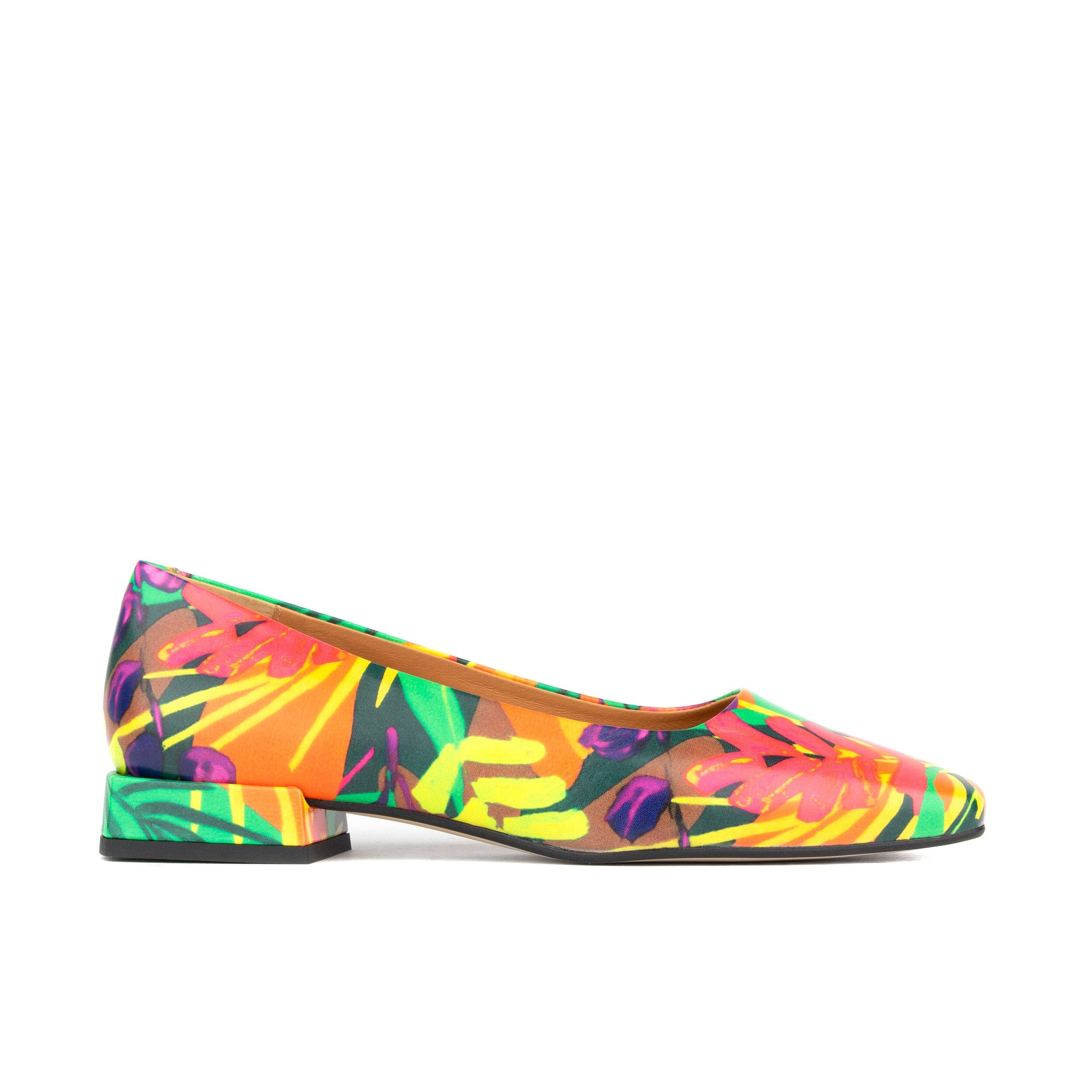 Embassy London Usa Women's Green / Pink / Purple Ballerina - Tropical In Green/pink/purple