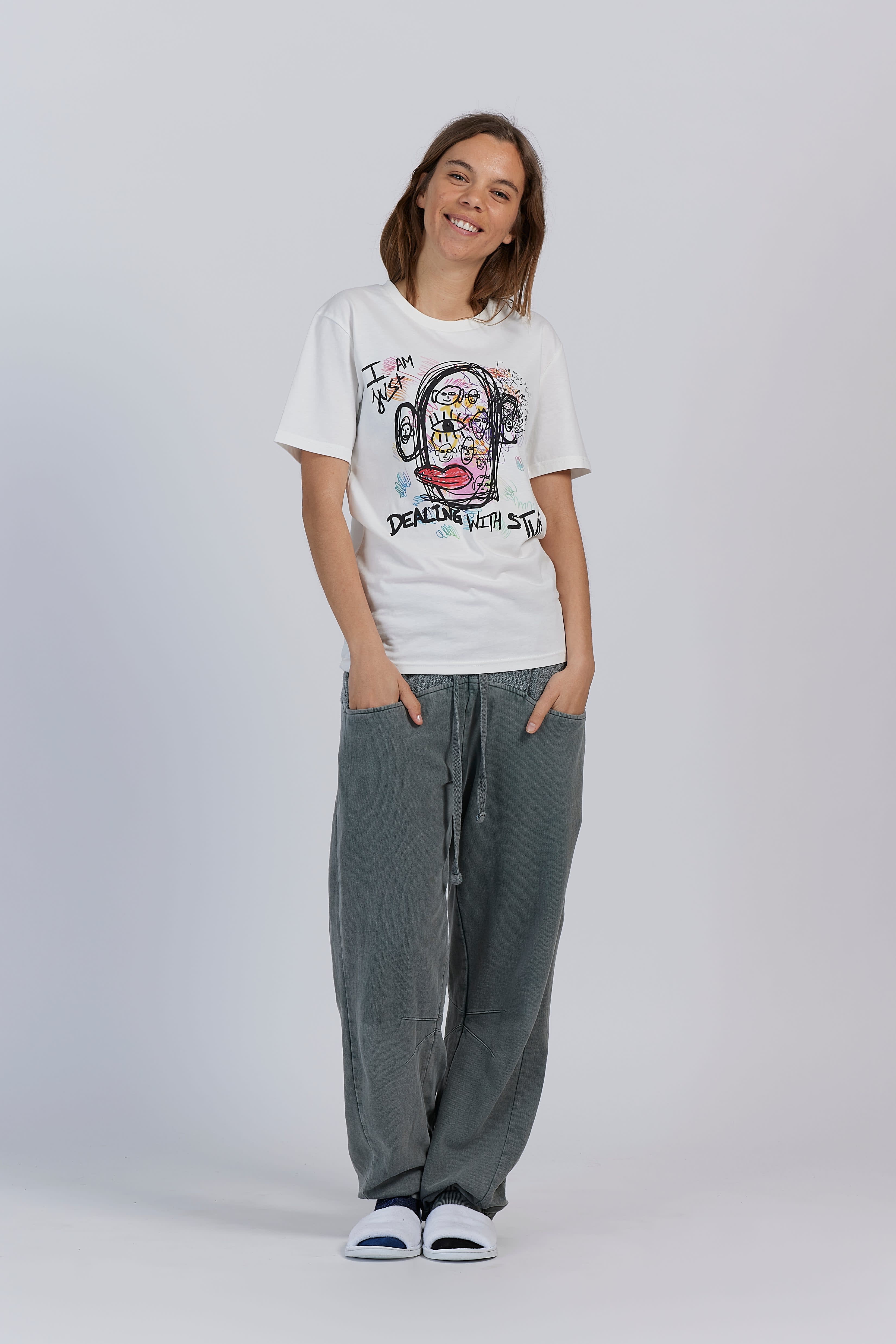 I Am Just Dealing With Stuff Organic Cotton T-Shirt