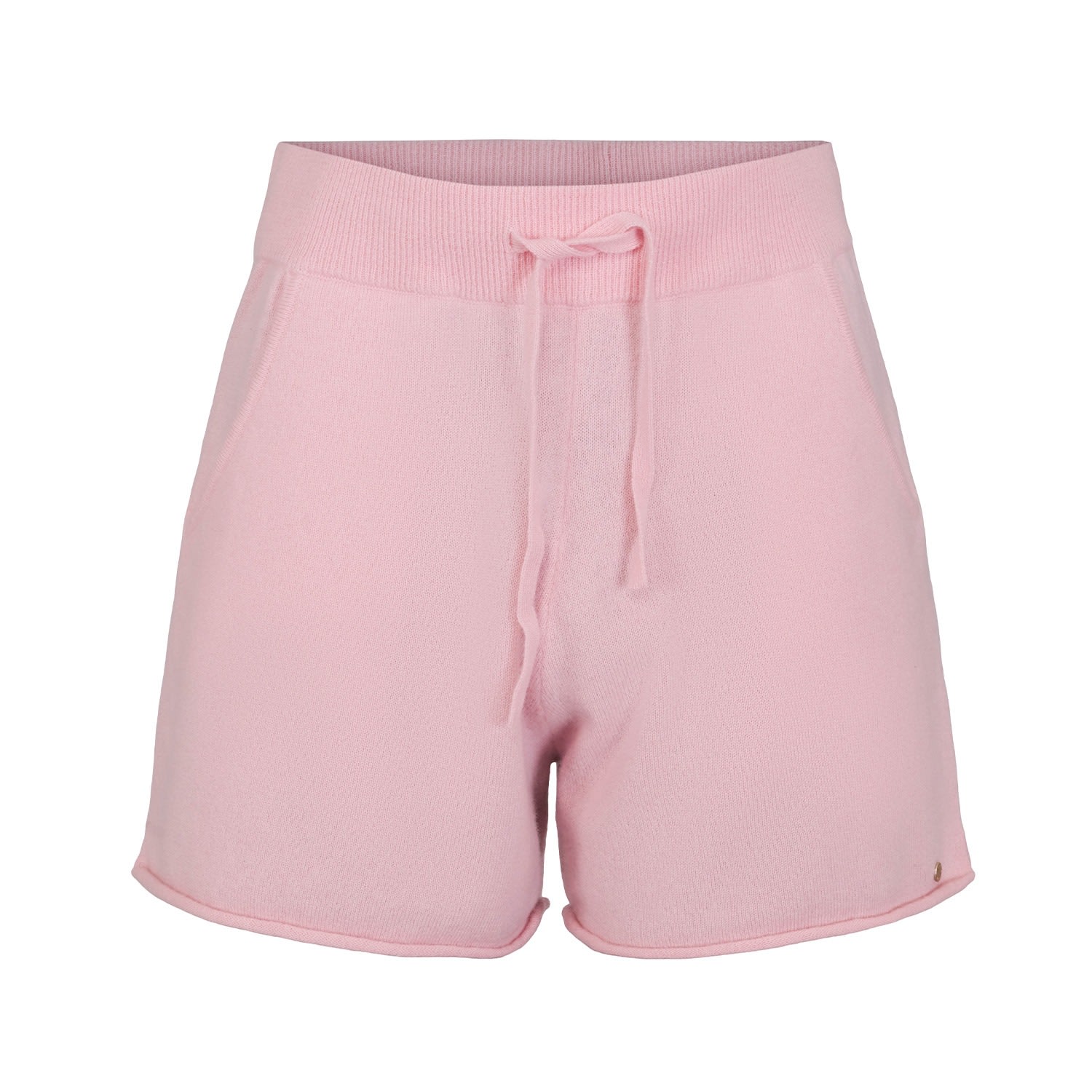 Pink / Purple Nina Knitted Lounge Shorts, Light Pink Large Tirillm