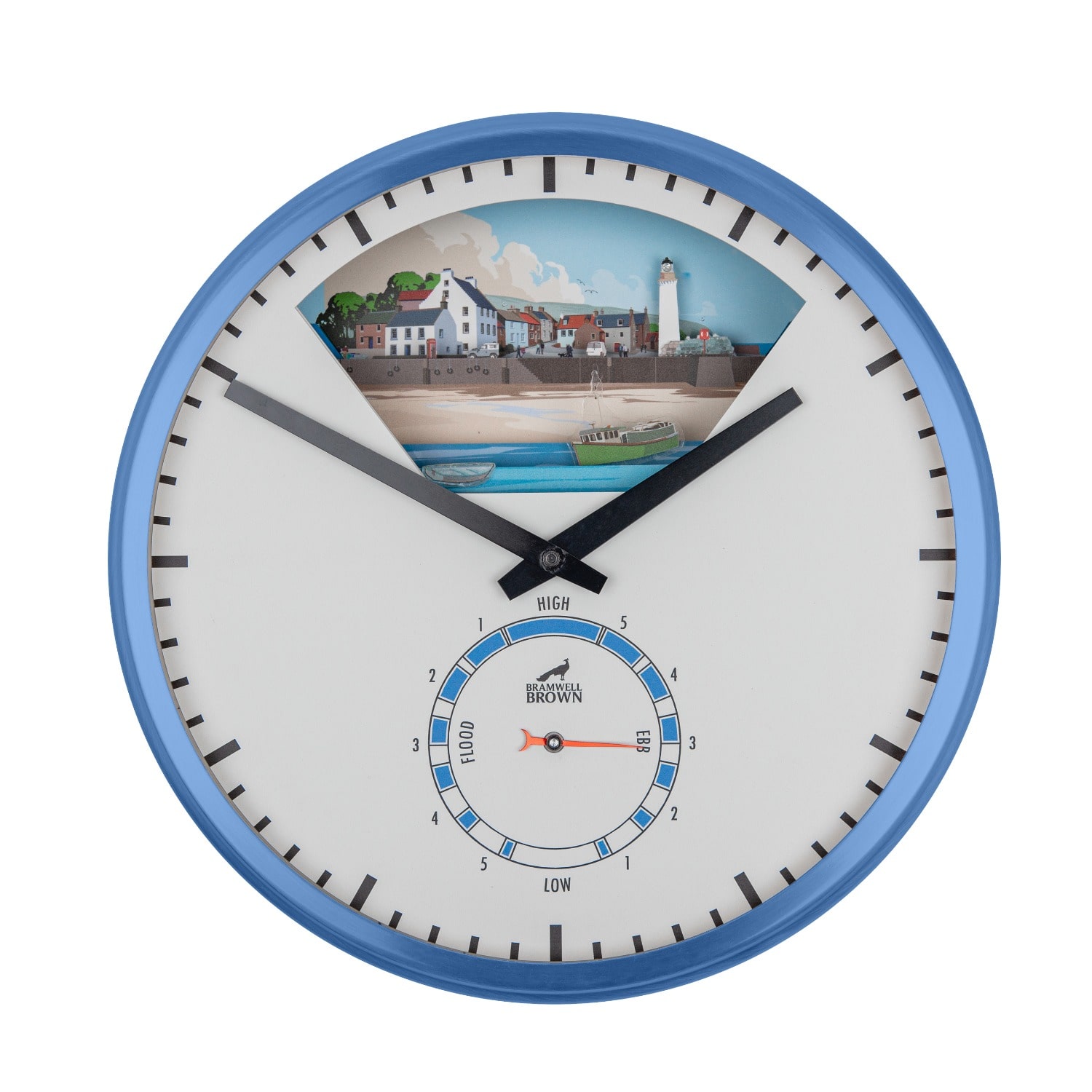 Bramwell Brown Clocks Tide Clock - Summer Blue In Blue
