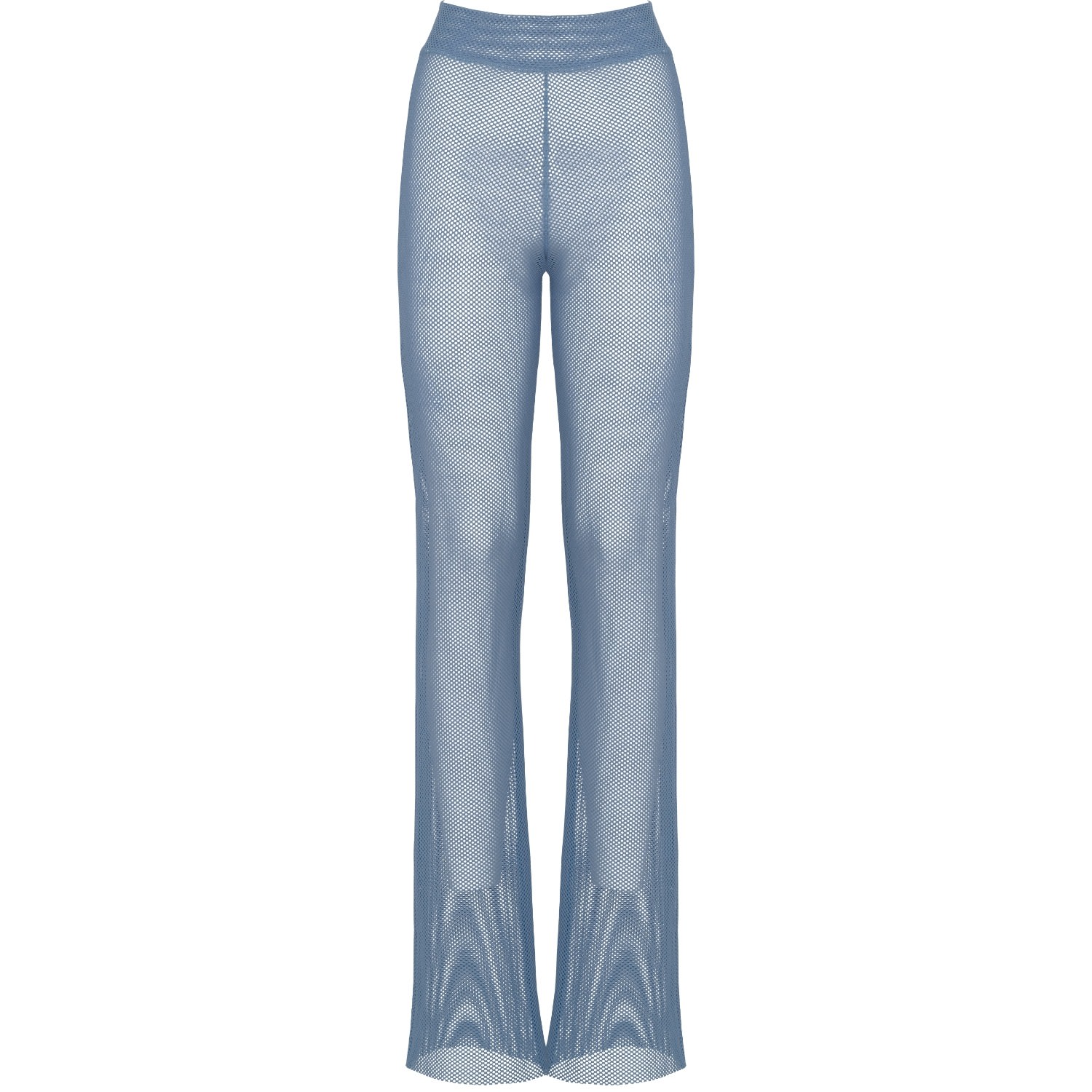 Women's Nety High Waisted Mesh Beach Pants In Blue | Xl/Xxl | Antoninias
