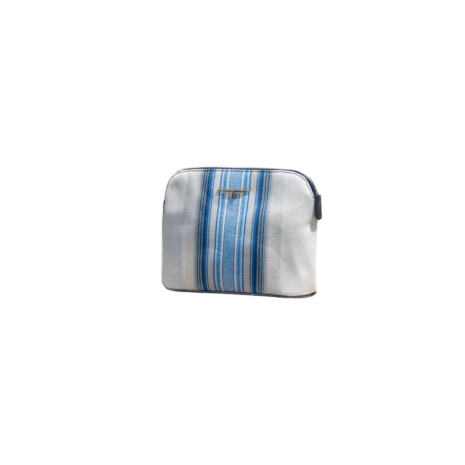 Fiolas Women's Blue / White Travelling Handbag In Blue/white