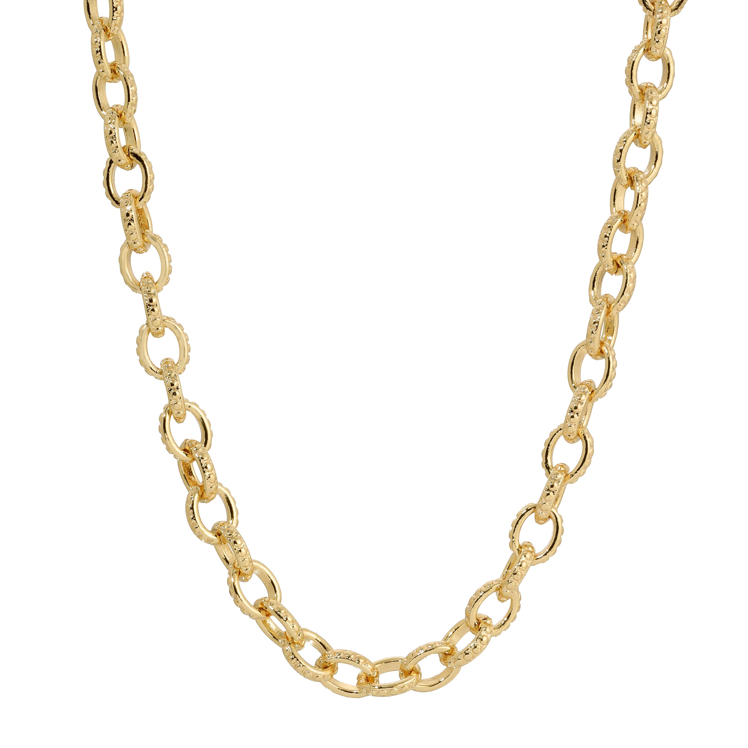 Women’s Gold Dolly Chain Necklace Leeada Jewelry