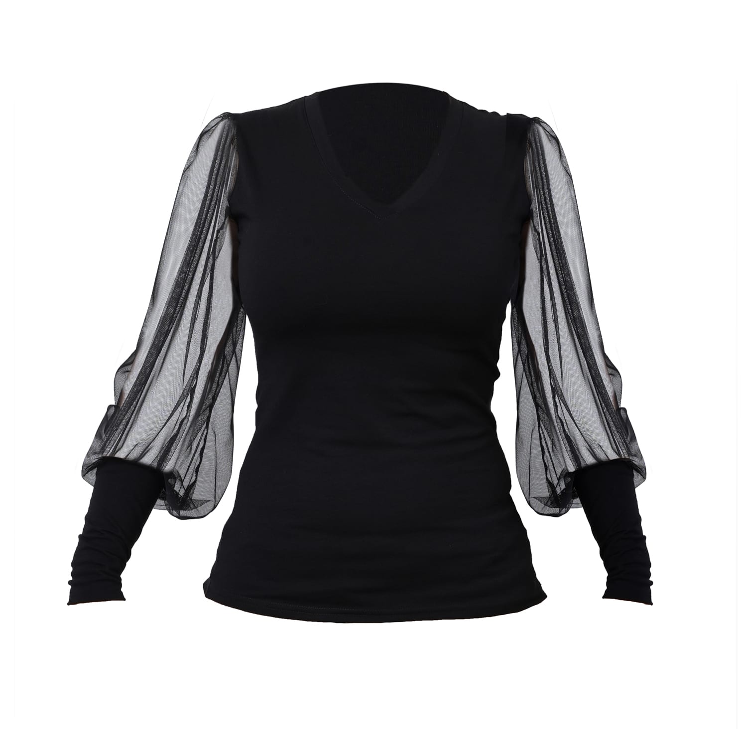 トップス tulle design blouse/black knuth marf tulle design blouse/black | KNUTH MARF