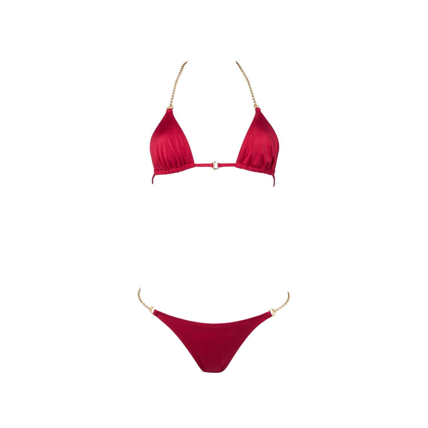 Omuamoon Women's Flamina Bikini Set Tanzania Red In Red