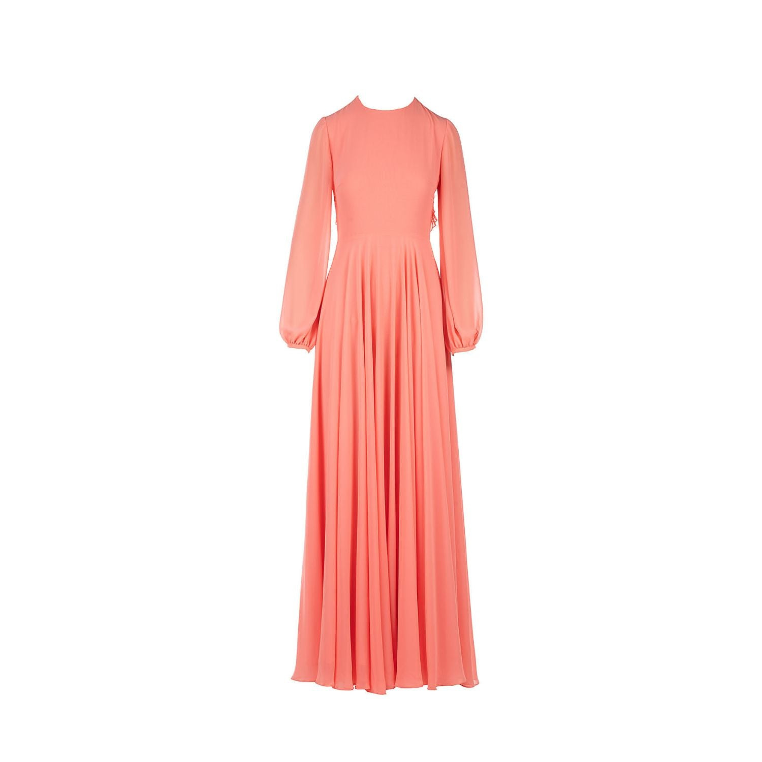 Mammu Couture Women's Yellow / Orange Dress Aurelia - Peach In Yellow/orange