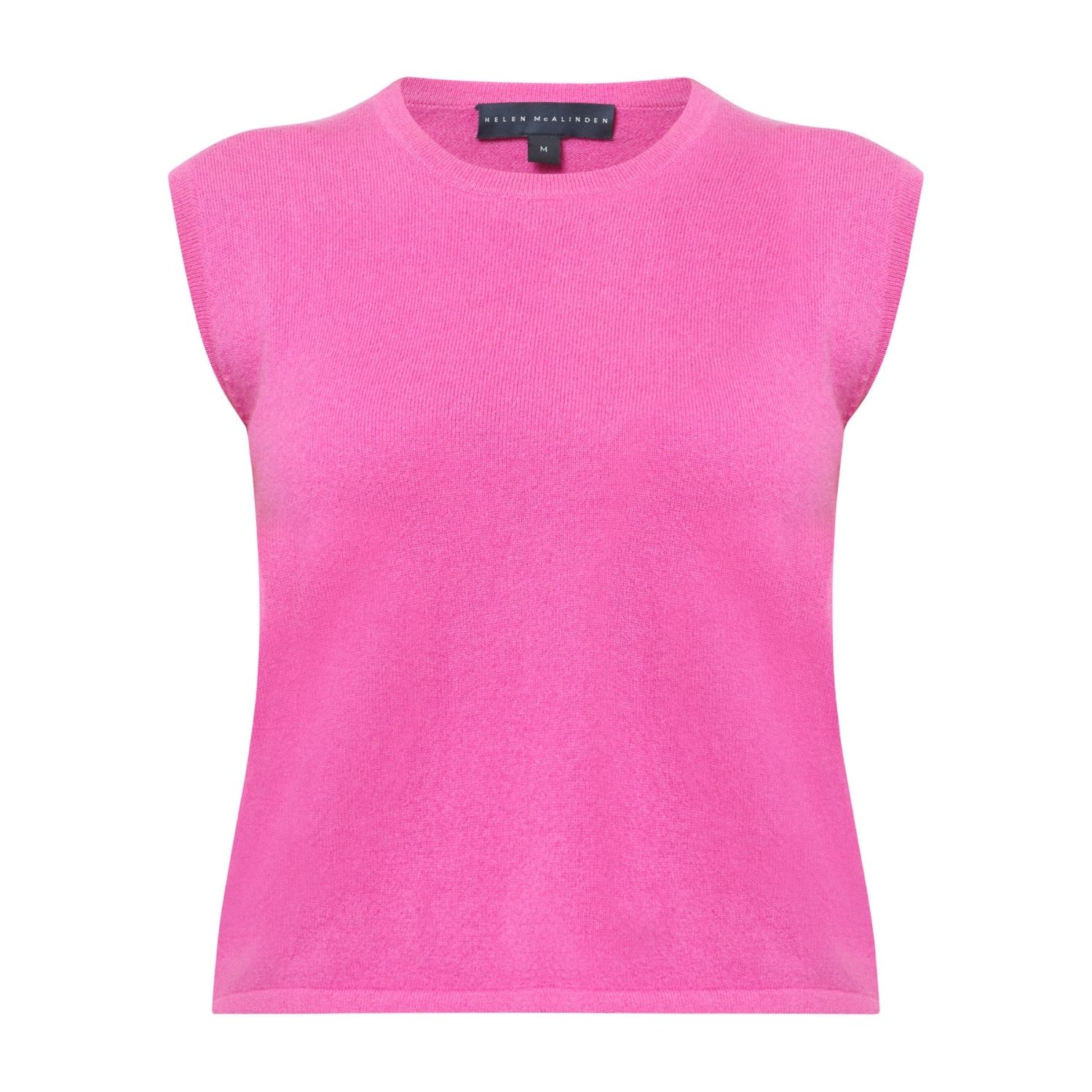 Helen Mcalinden Women's Pink Marlena Cyclamen Cashmere Vest
