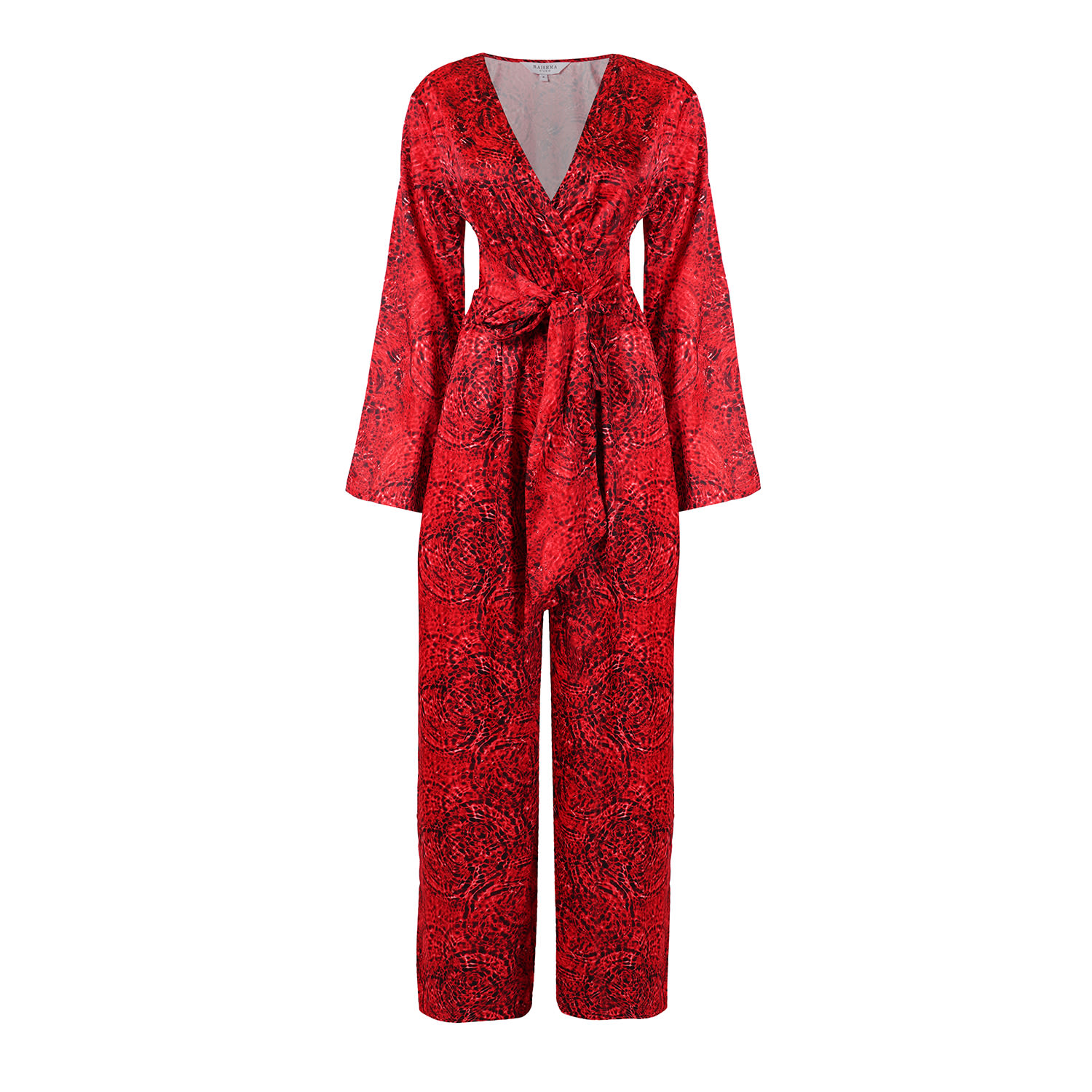Raishma Women's Red Blake Burgundy Jumpsuit In Red
