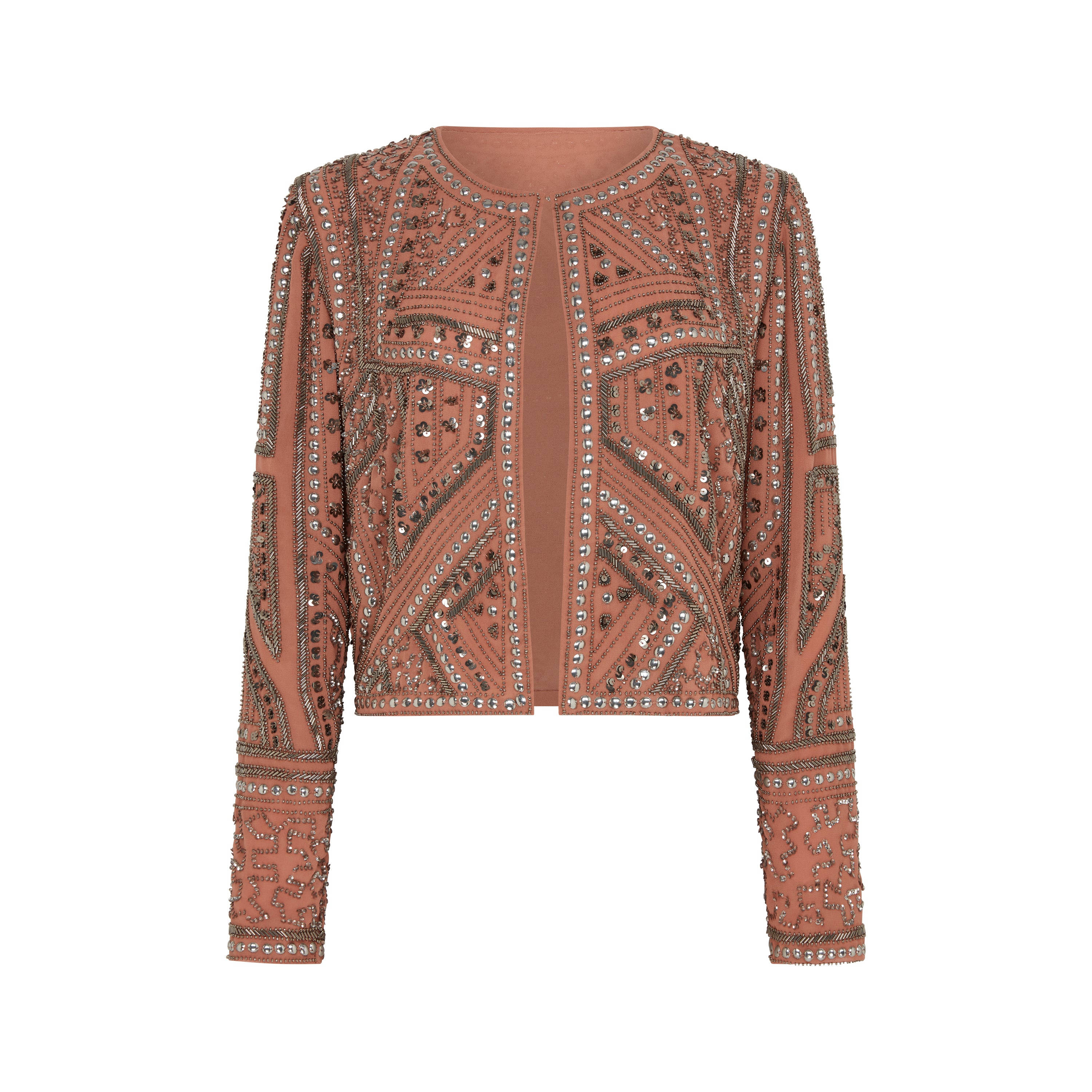 Women's Pink Briar Sequin Trophy Jacket | Small | Rose & Nancy