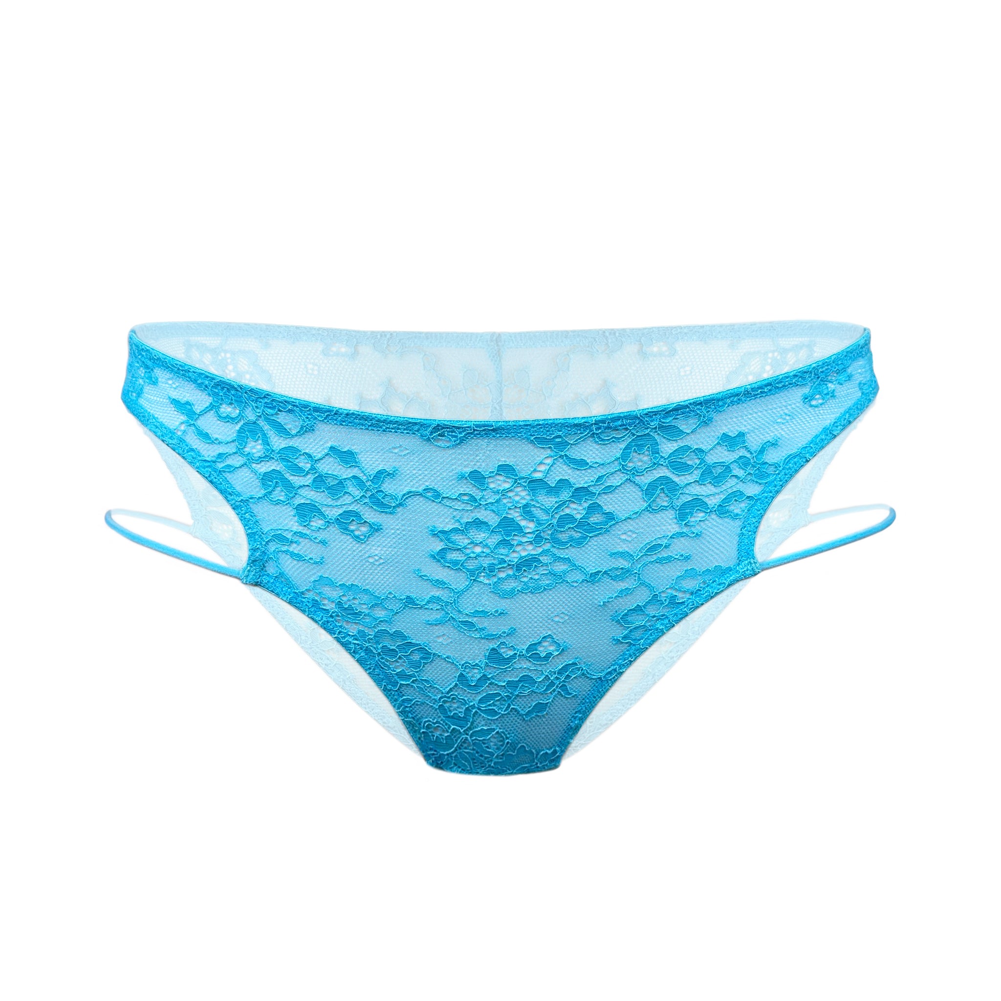 Women’s Amphitrite Low Rise Cheeky Panty Blue Flame Small Monique Morin Lingerie