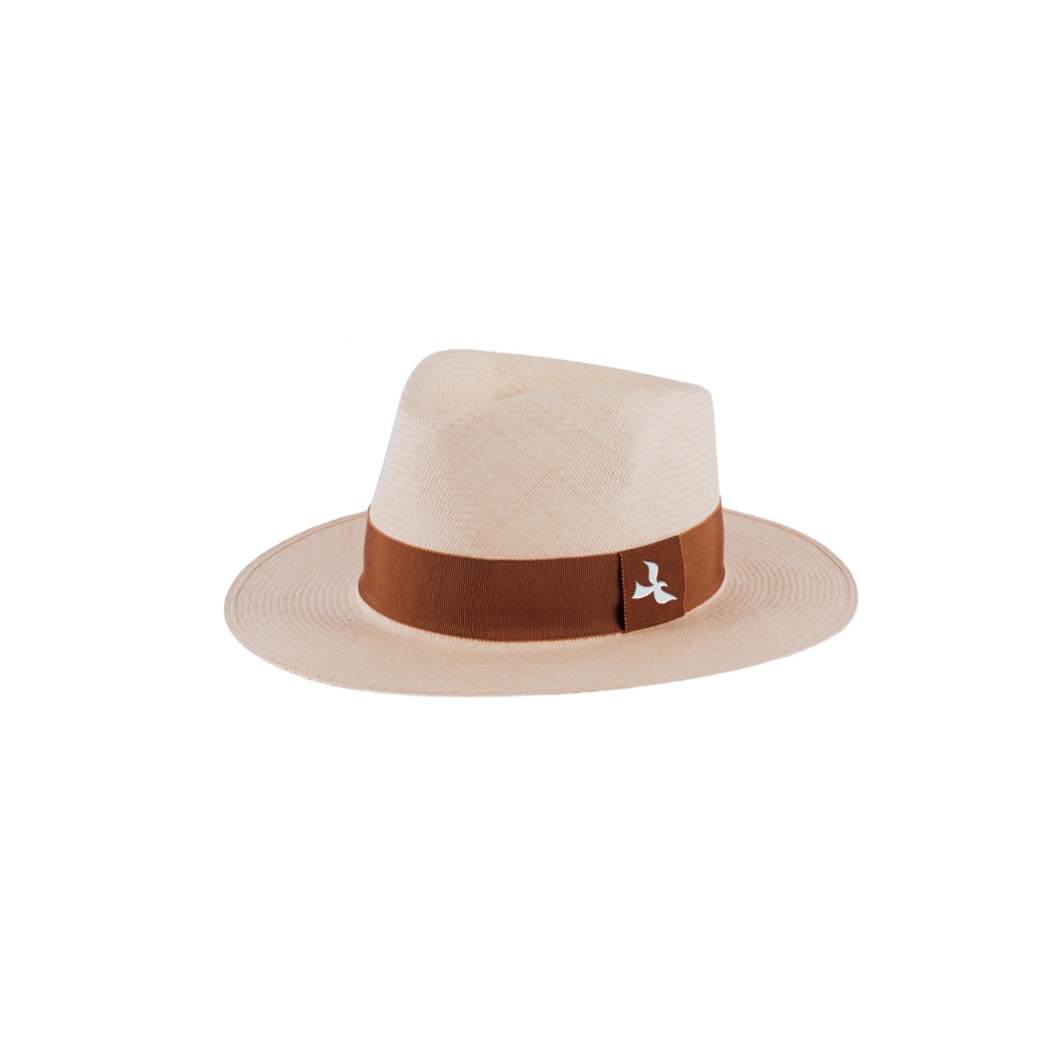 Brown / Neutrals Americano Hat Brown Ribbon For Women XXL Paloma Van Den Akker