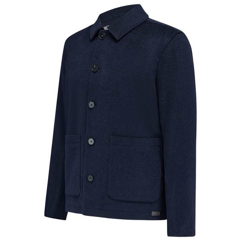 Guards London Men's Blue Kendrew Shacket - Navy In Blue