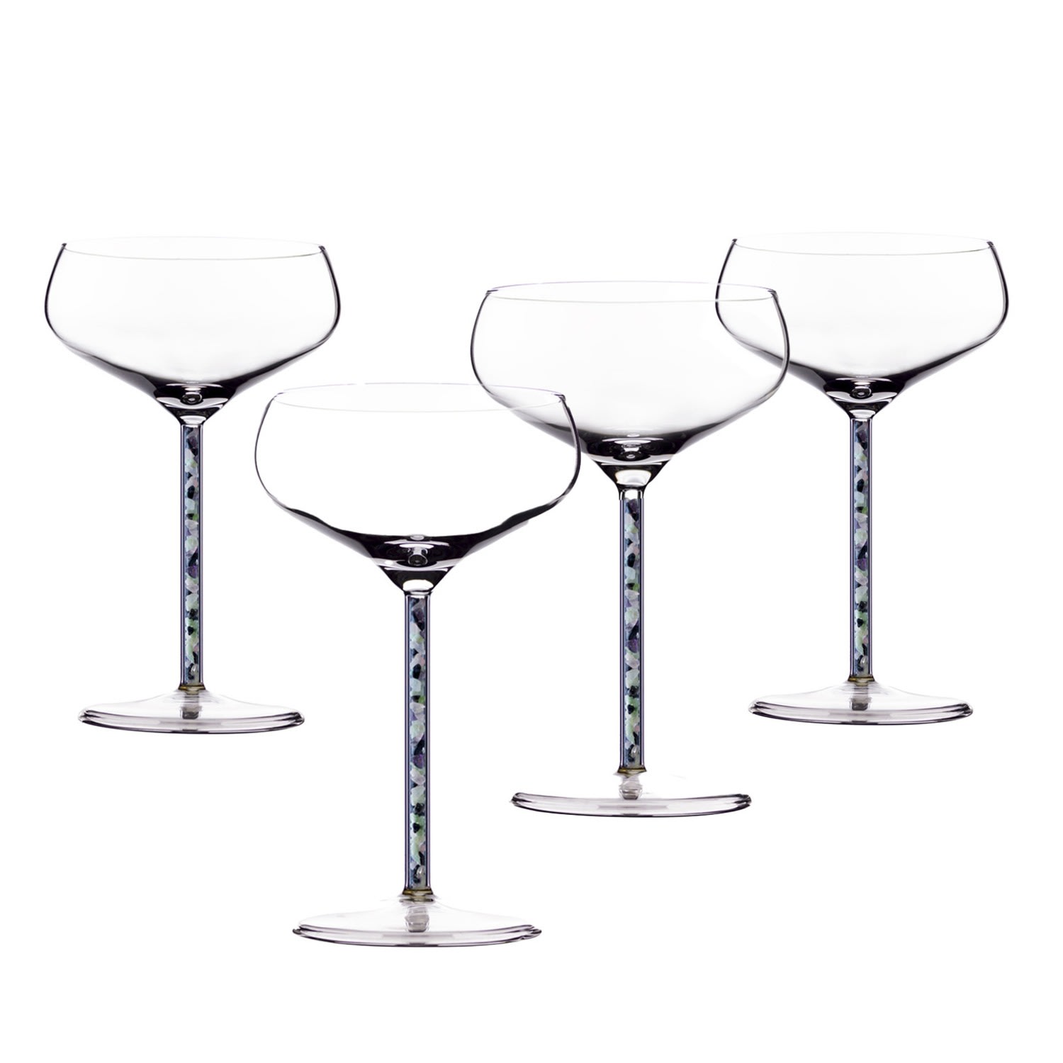 Champagne/Cocktail Coupe - Prism - Four Piece Greatfool