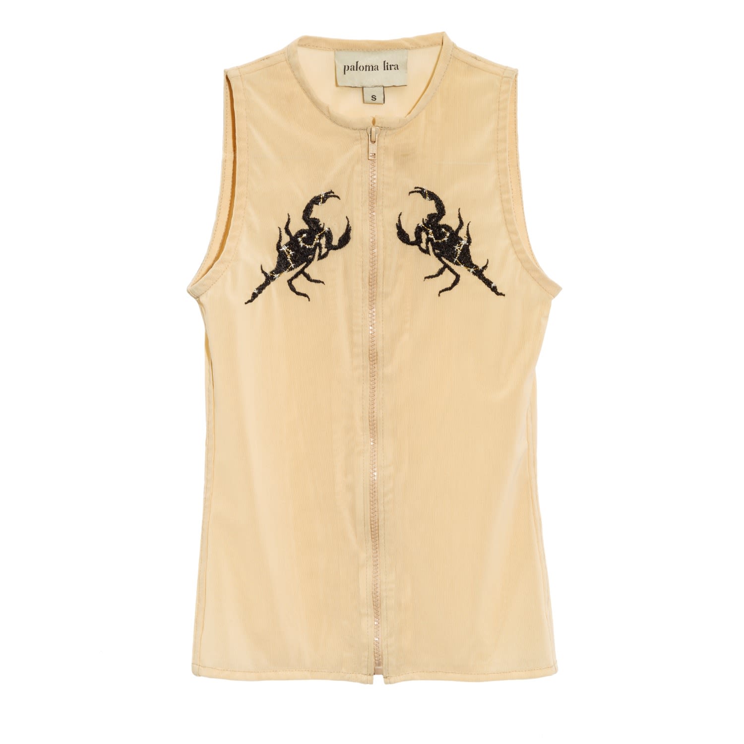 Women’s Neutrals Scorpious Top Extra Small Paloma Lira