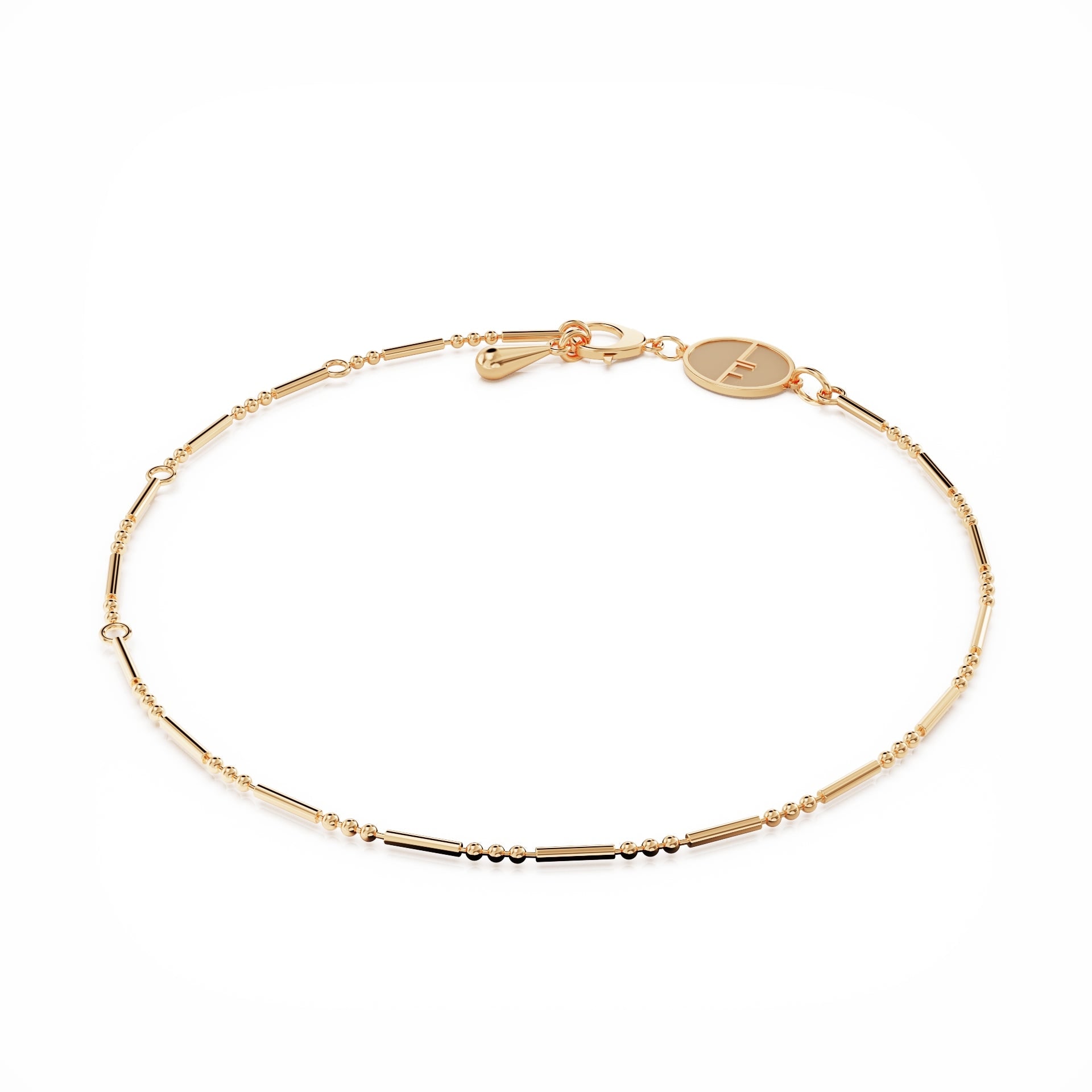 Linda Fiore Women's Daisy Layering Bracelet 18k Gold Vermeil In Gold