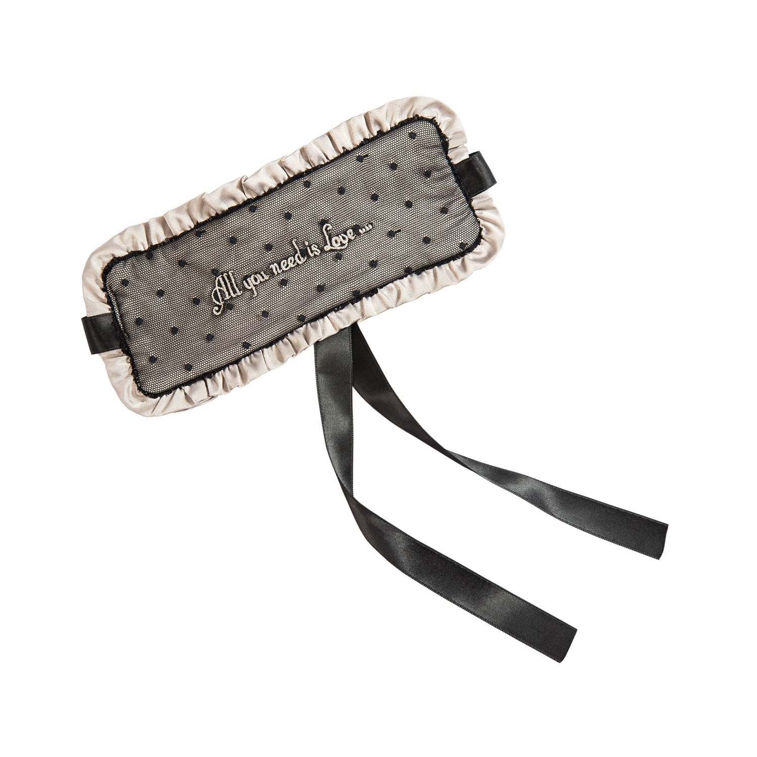 Tallulah Love Women's Black / Silver Temptress Sleep Mask In Black/silver