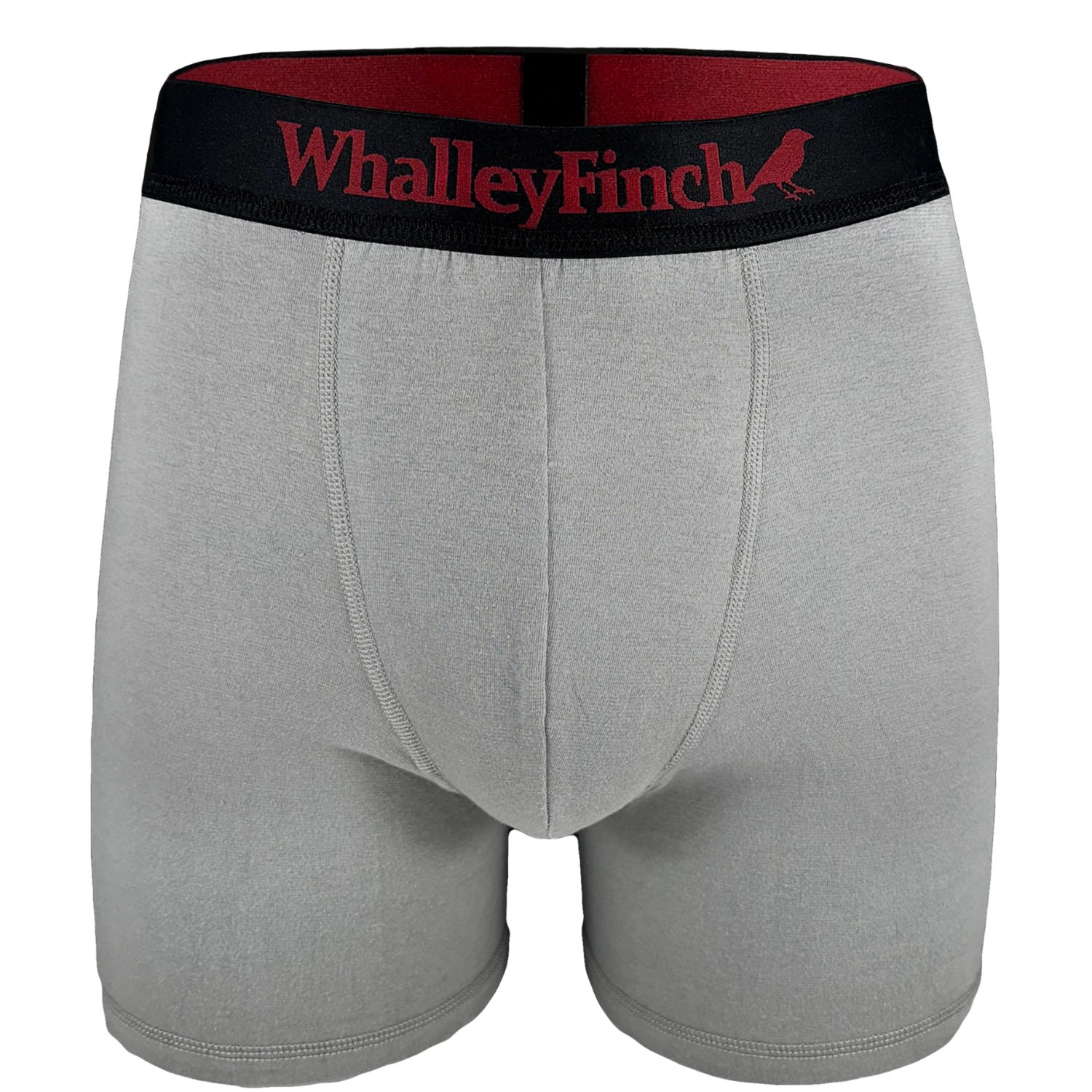 Whalley Finch Men's Denman Grey Boxer Brief In Grey