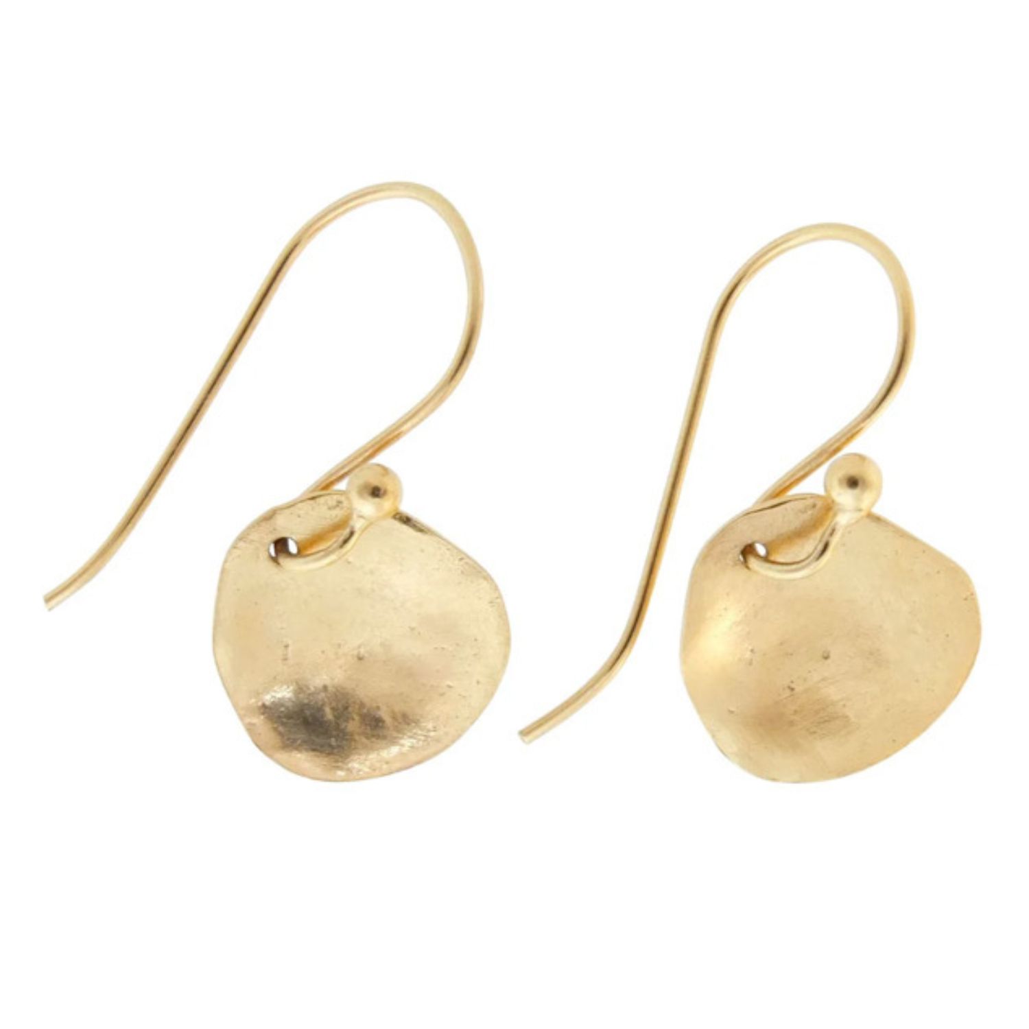 Karen Hallam Women's Dangly Agnes Earrings Gold Plated