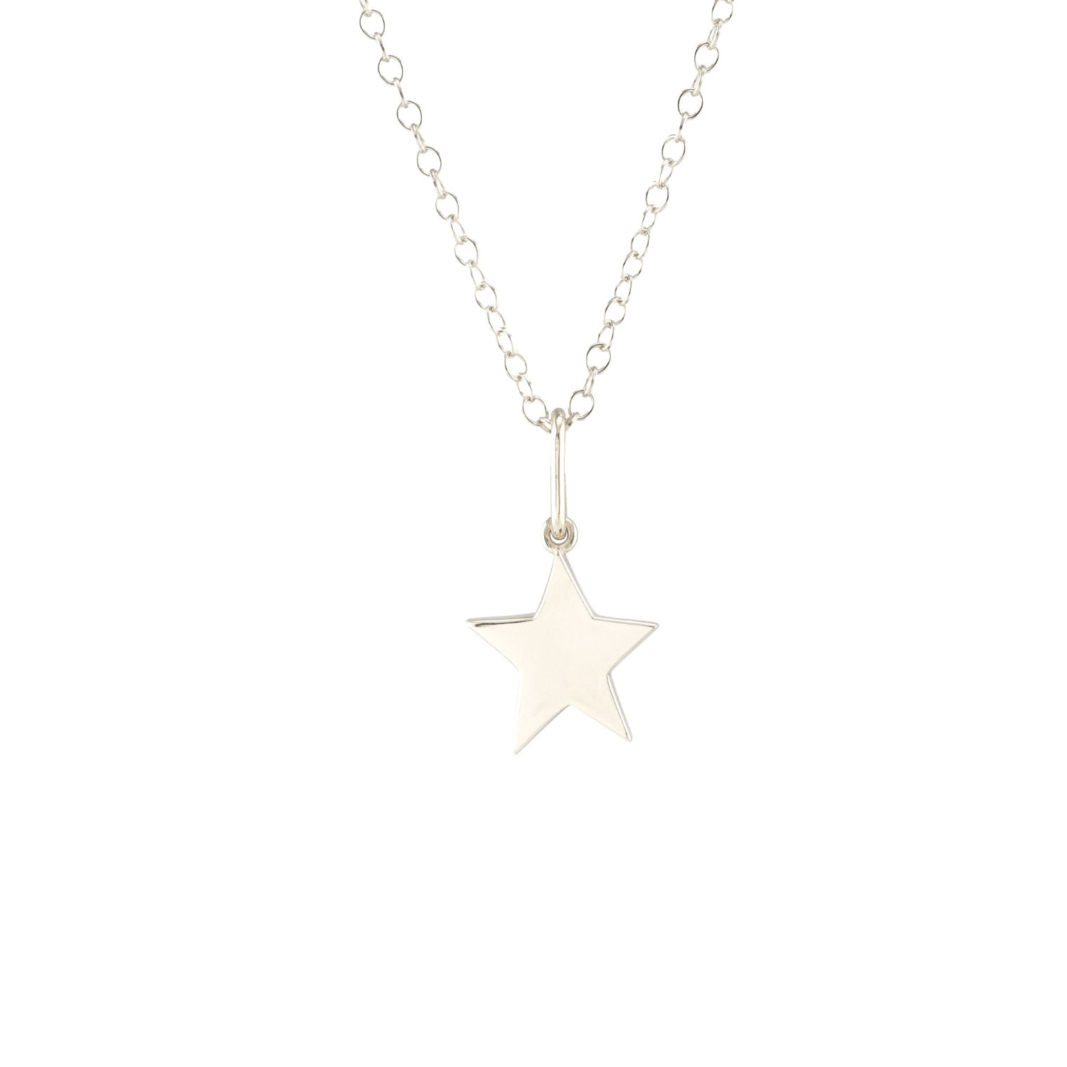 Women’s Star Charm Necklace Sterling Silver Kris Nations