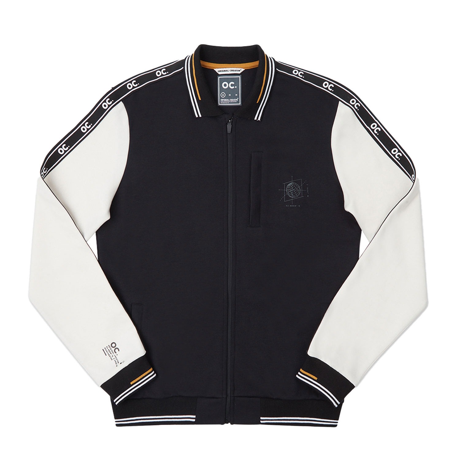 Men’s Track 2.0 Zip Jacket - Black And White Small Original Creator