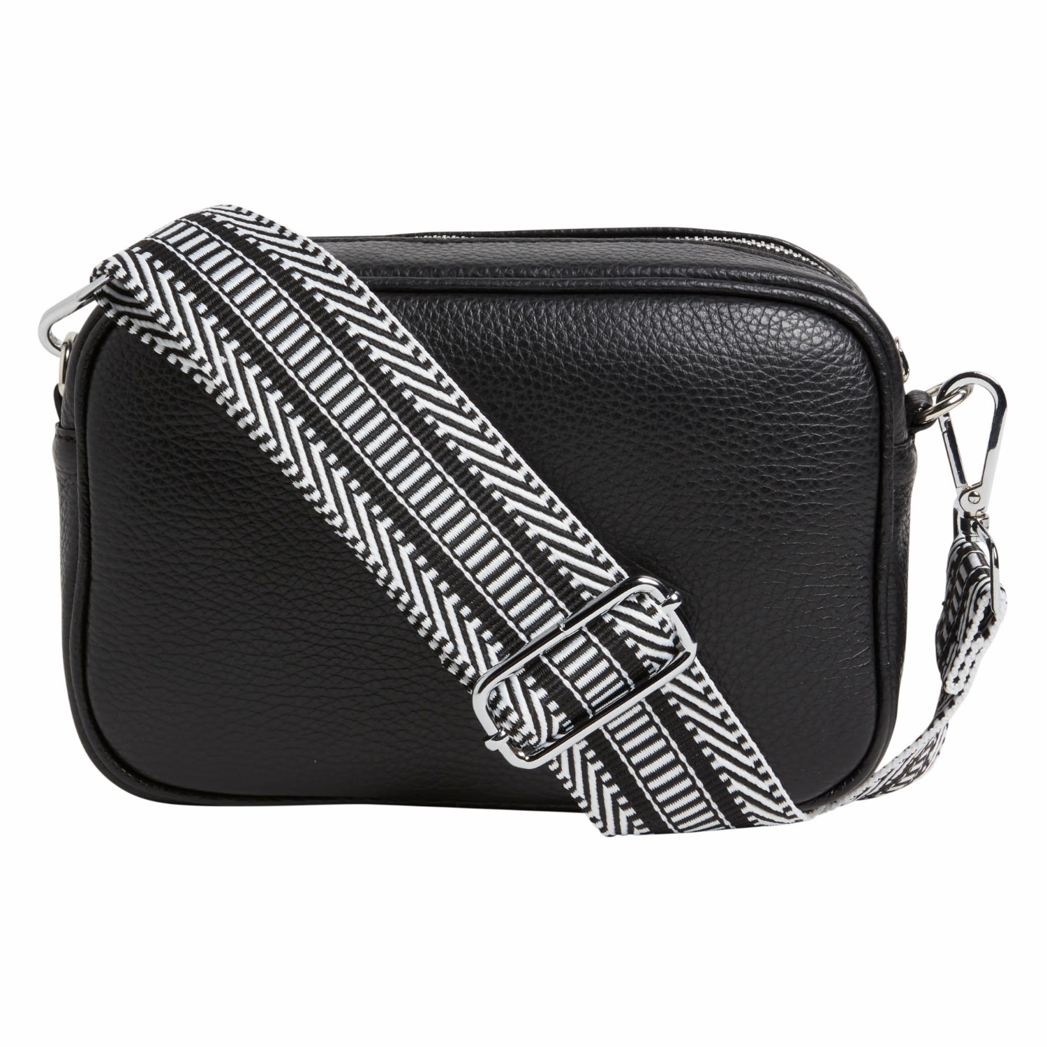 Women’s Crossbody Bag In Black With Interchangable Strap Betsy & Floss