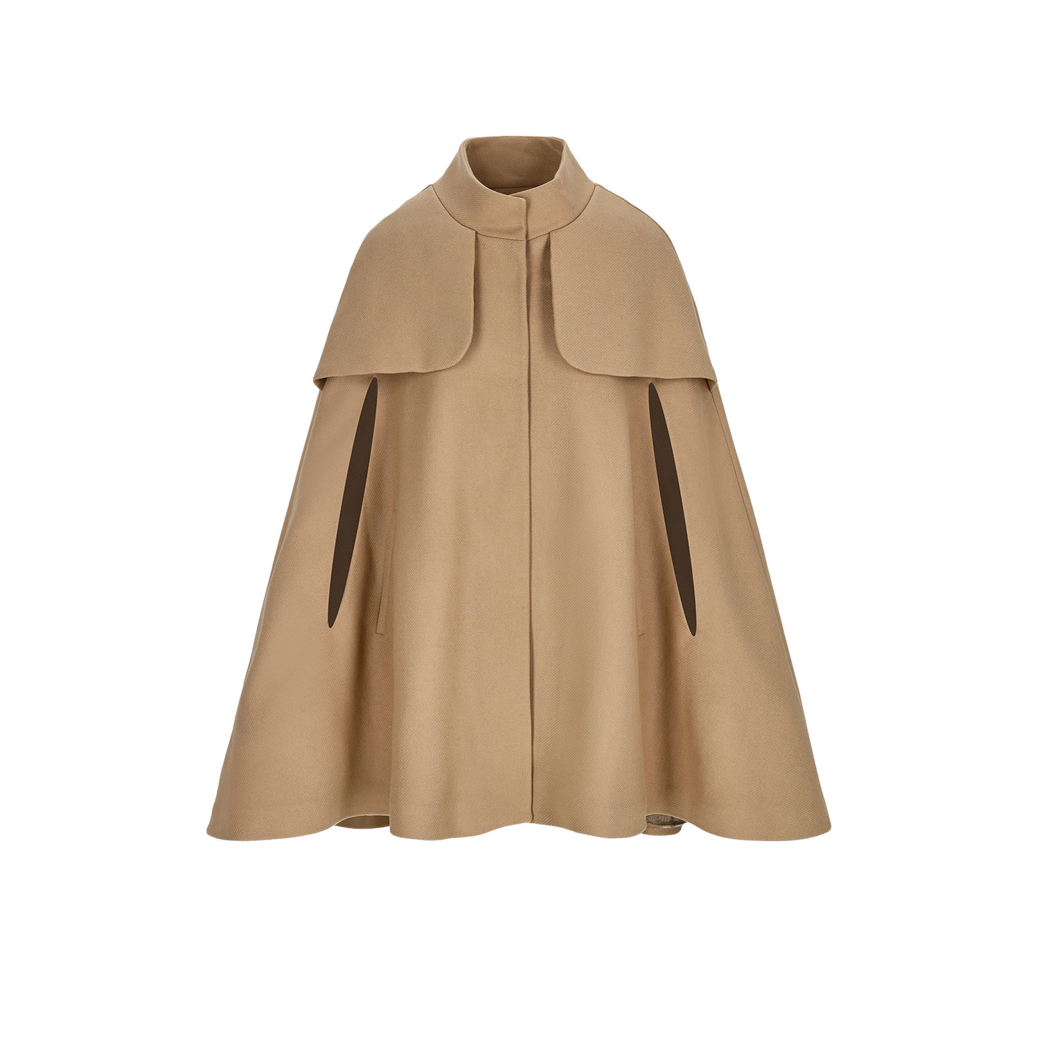Mandragora Women's Neutrals Stanning, Elegant Beige Cape – Femme Fatale In Multi